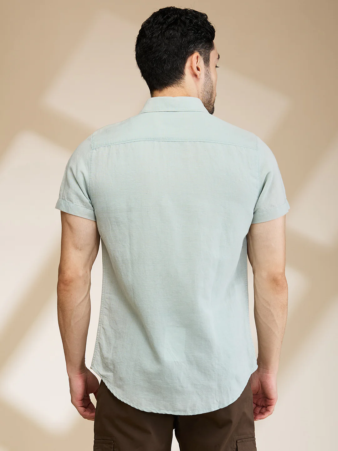 Pista Slim Fit Regular Collar Men's Shirt by Being Human Clothing - Image 3