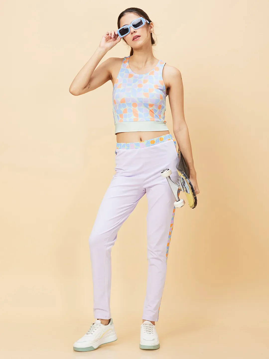 Green Slim Fit Women's Cropped T-Shirt By Being Human Clothing - Image 6