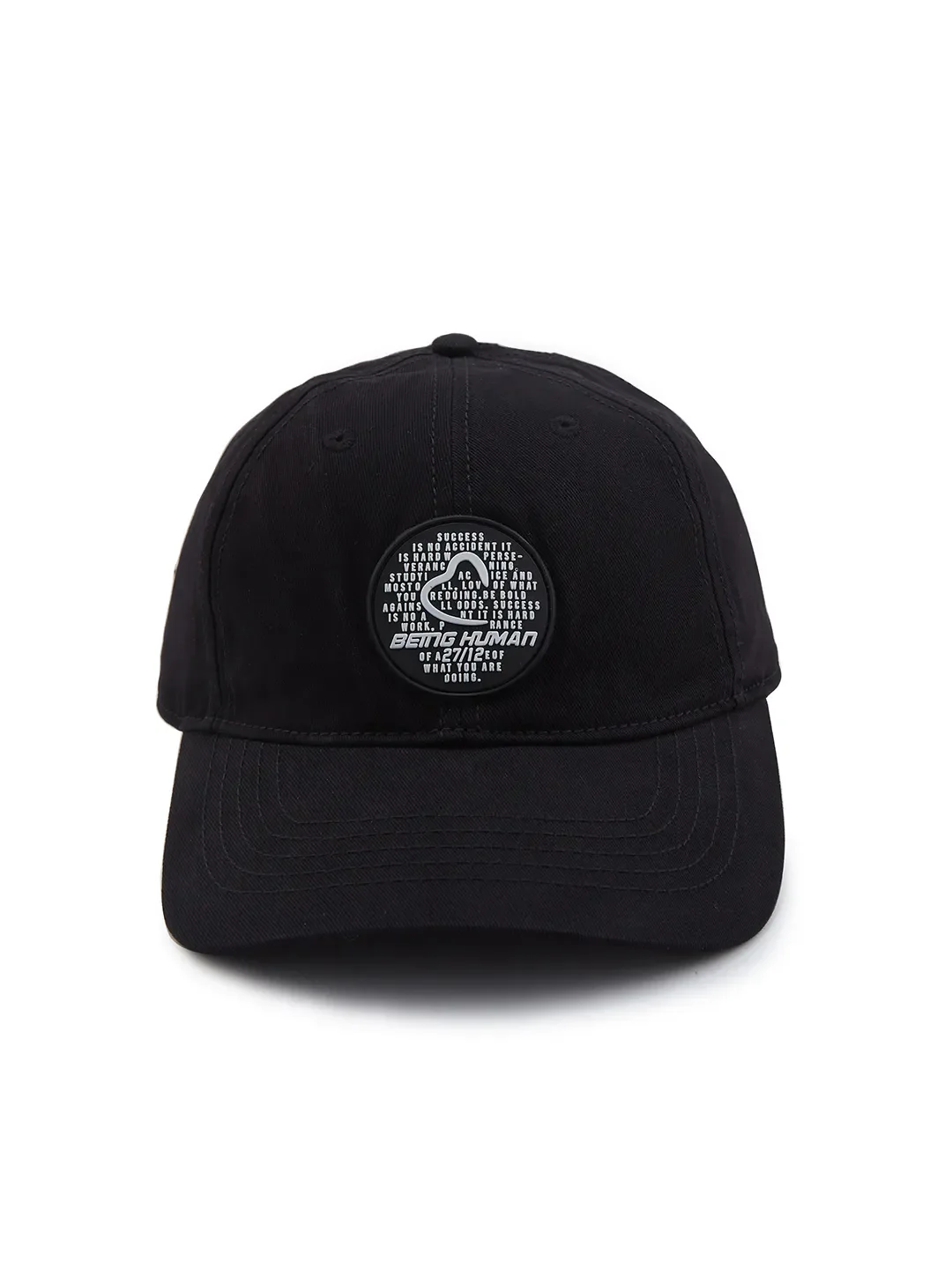 Black Unisex Cap by Being Human Clothing