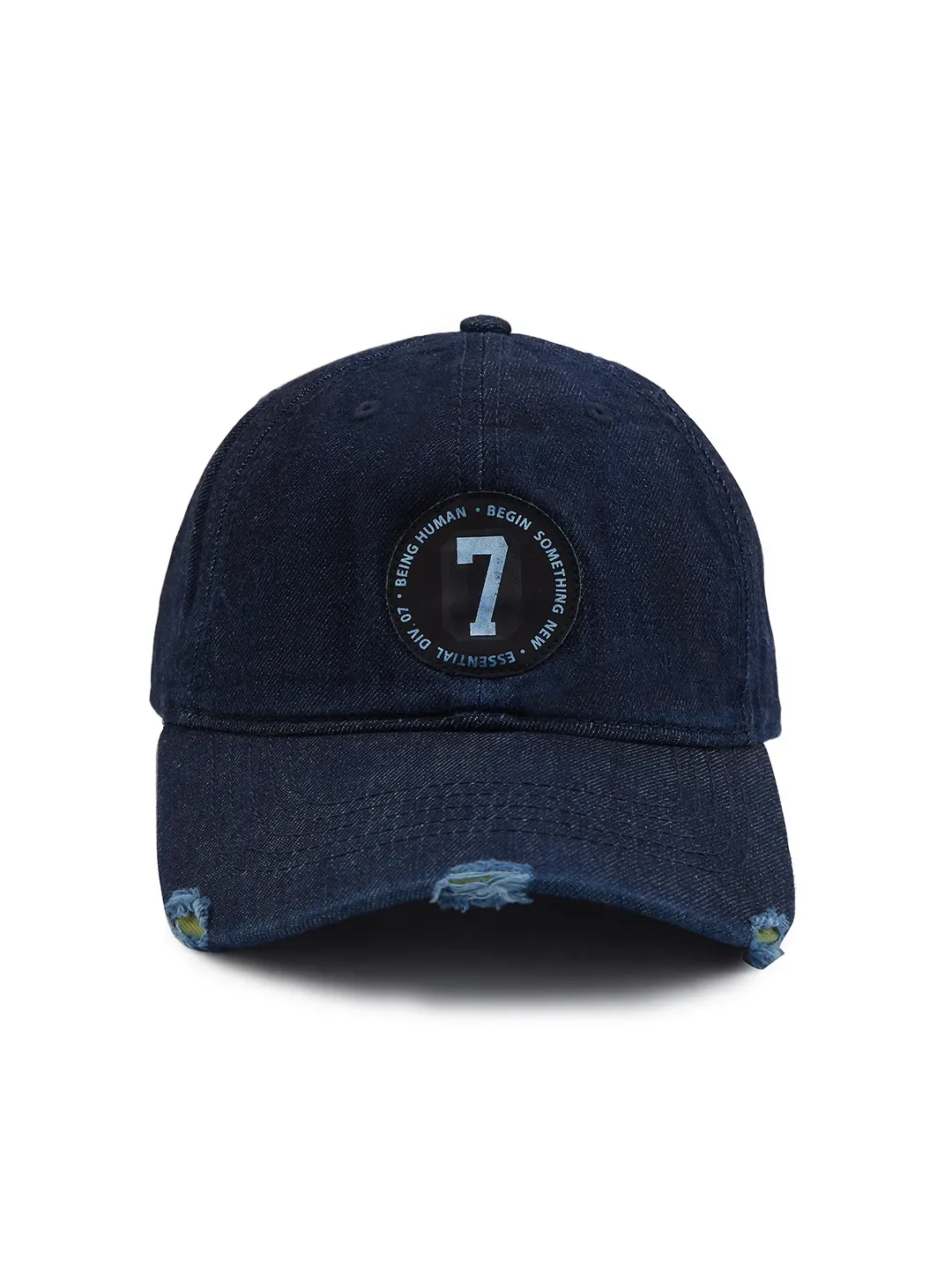 Blue Unisex Cap by Being Human Clothing