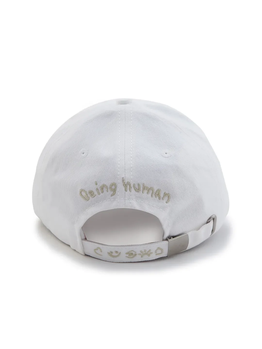 White Unisex Cap by Being Human Clothing - Image 4