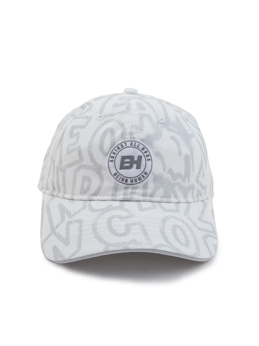 White Unisex Cap by Being Human Clothing