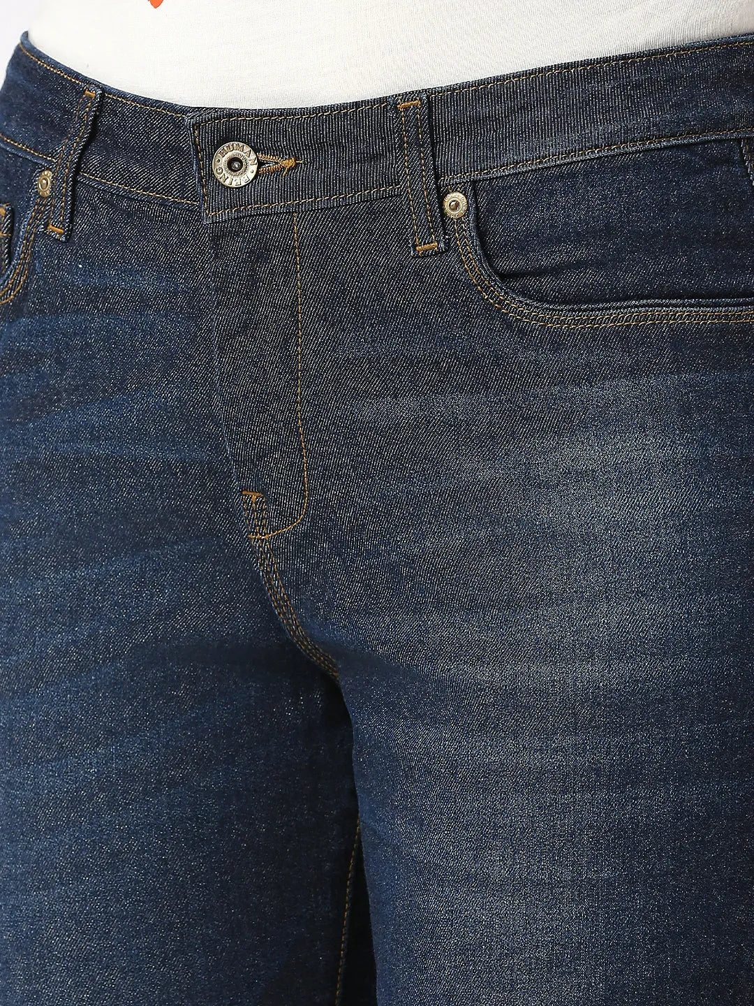 Blue Boot Cut Fit Women's Denims by Being Human Clothing - Image 4