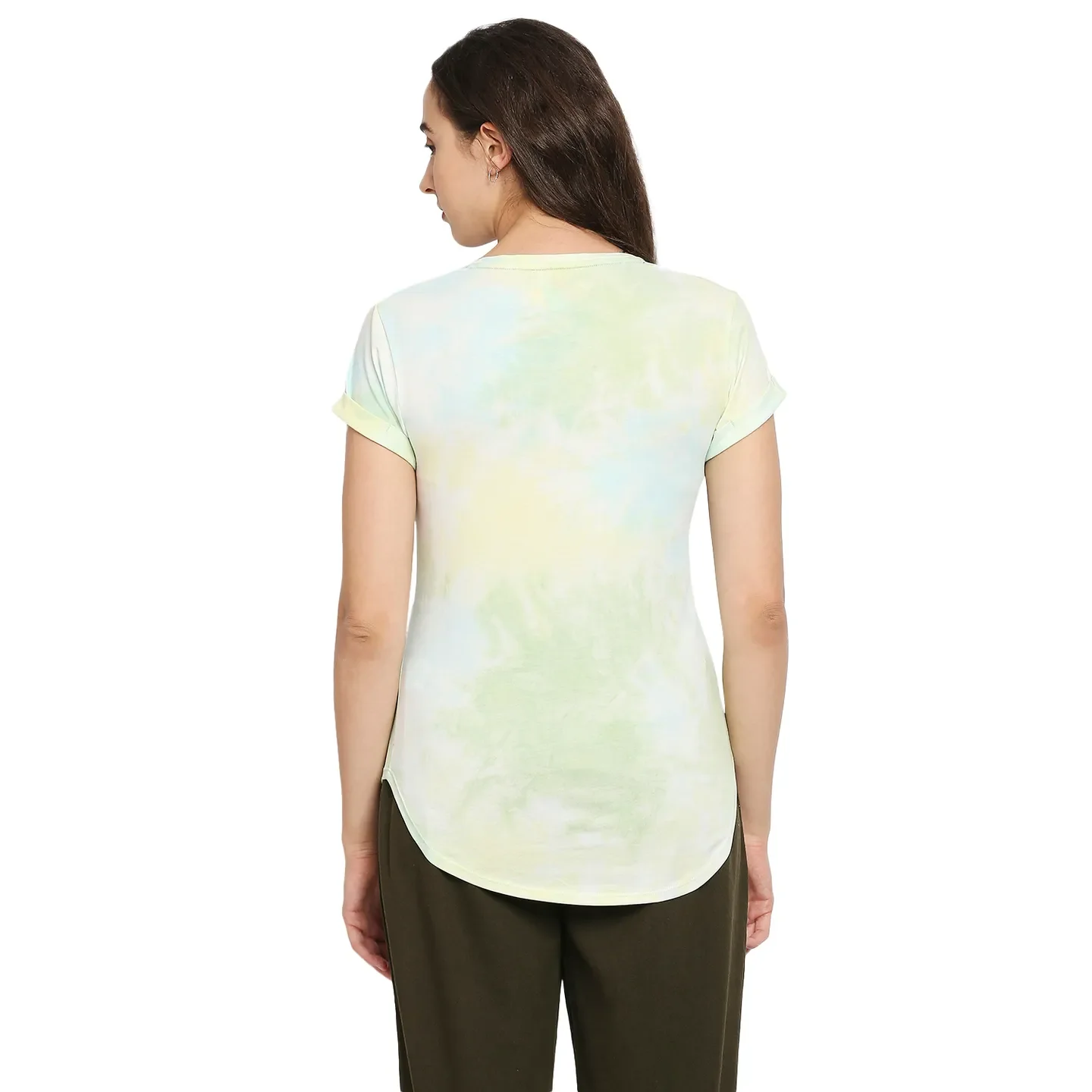 Green Easy Fit T-Shirt Women's Cotton T-Shirt By Being Human Clothing - Image 4