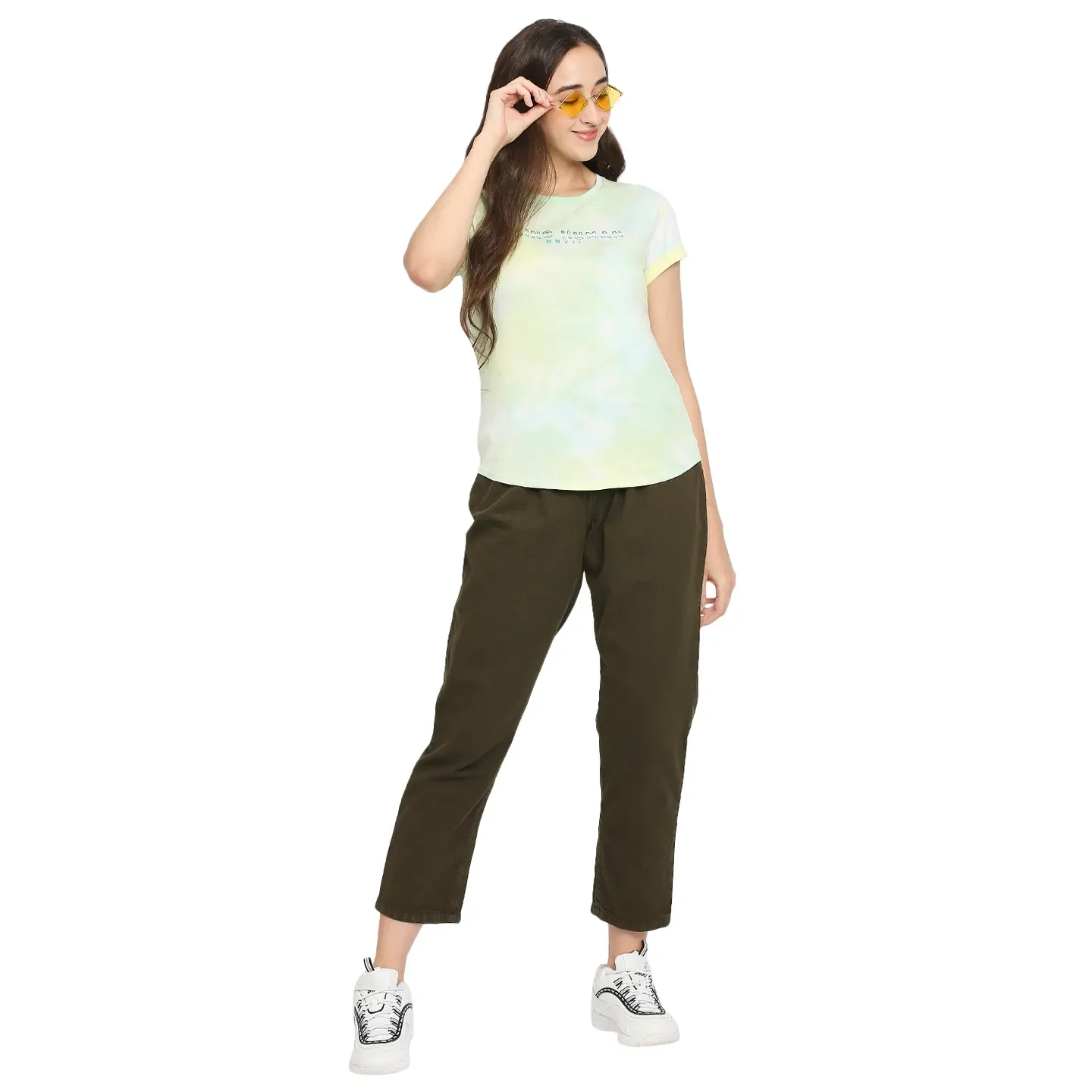 Green Easy Fit T-Shirt Women's Cotton T-Shirt By Being Human Clothing - Image 6