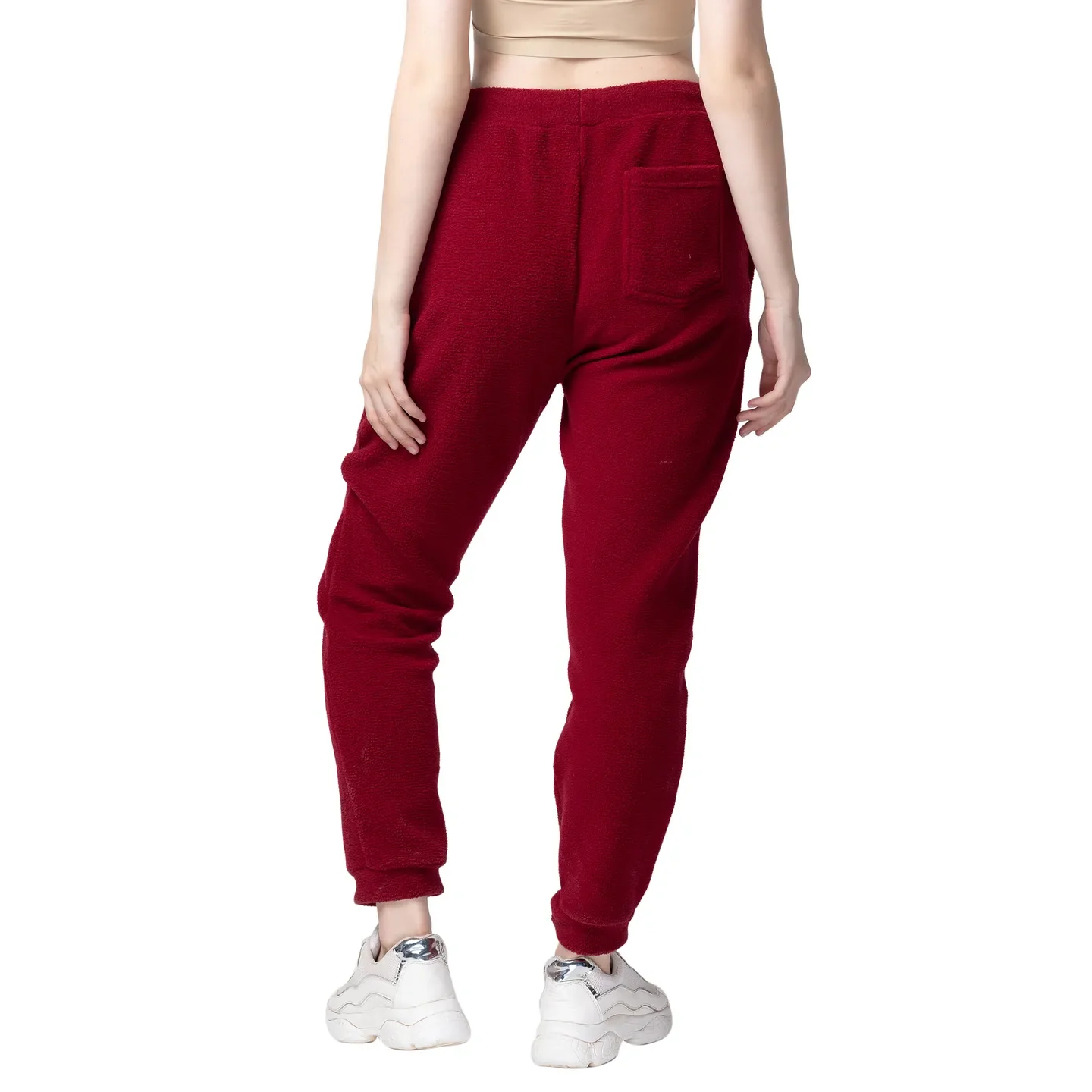 Wine Easy Fit Women's Track Pants By Being Human Clothing - Image 3