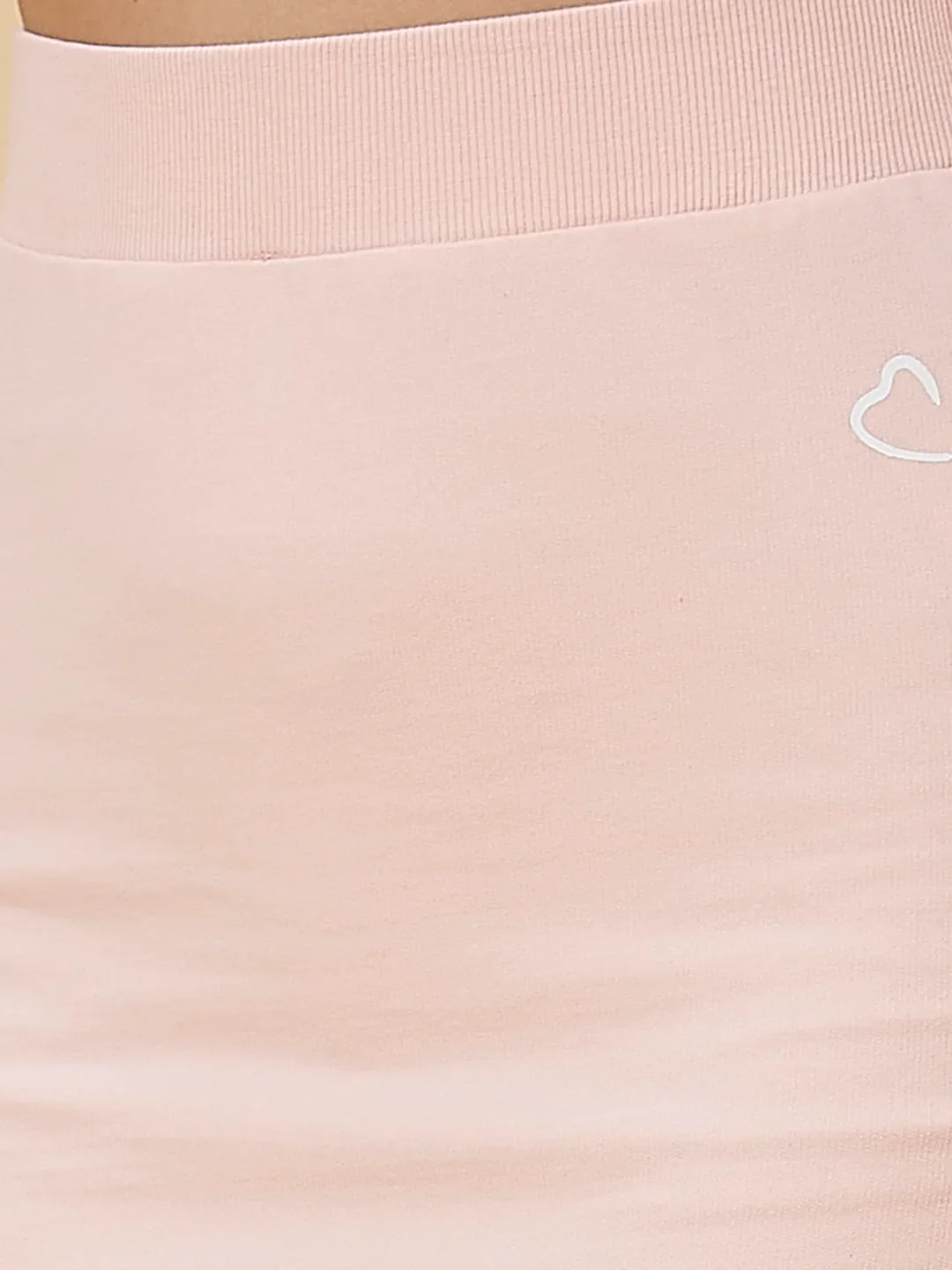 Pink Straight Fit Women's Skirts By Being Human Clothing - Image 5