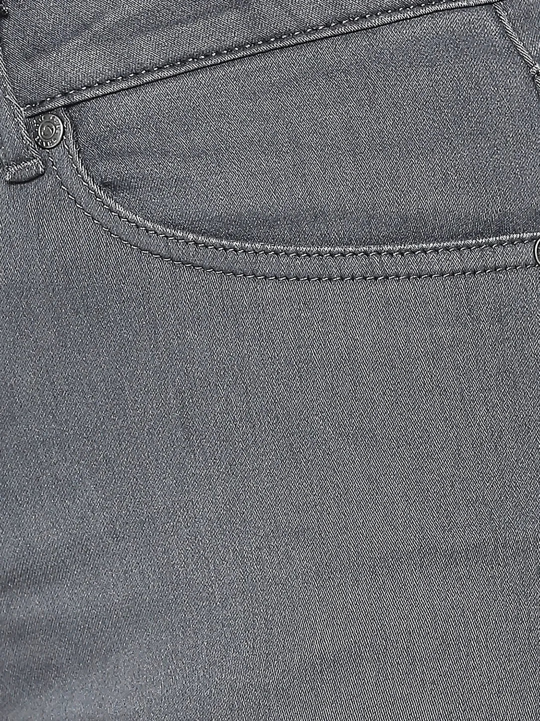 Grey Mid Rise Skinny Fit Women's Denim By Being Human Clothing - Image 5
