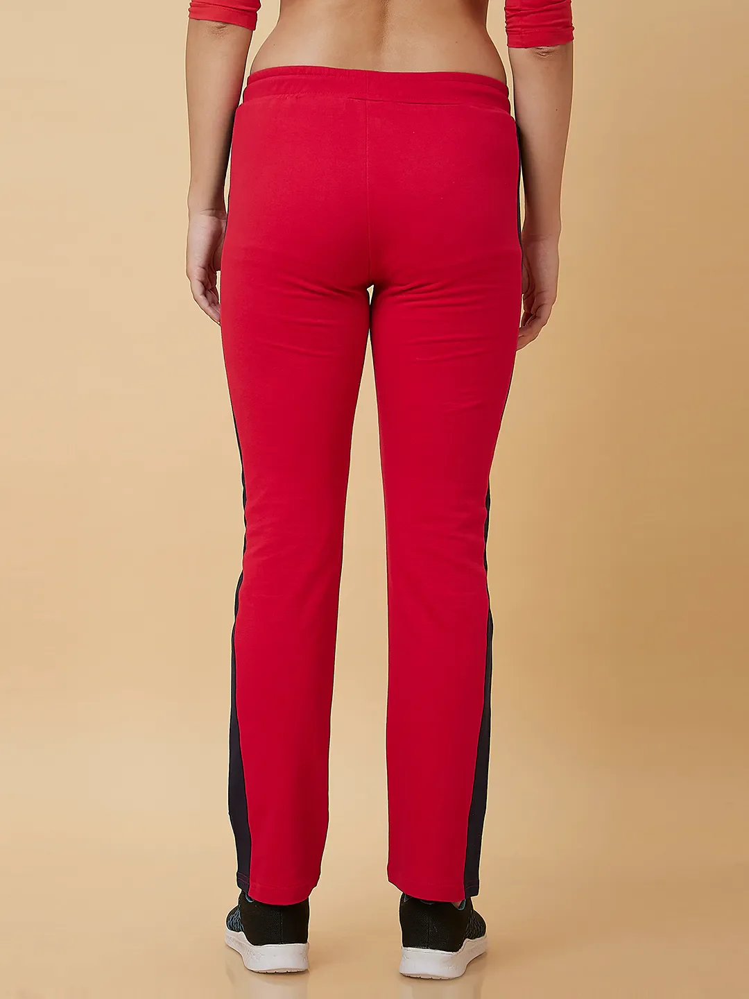 Red Women's Track Pants By Being Human Clothing - Image 3