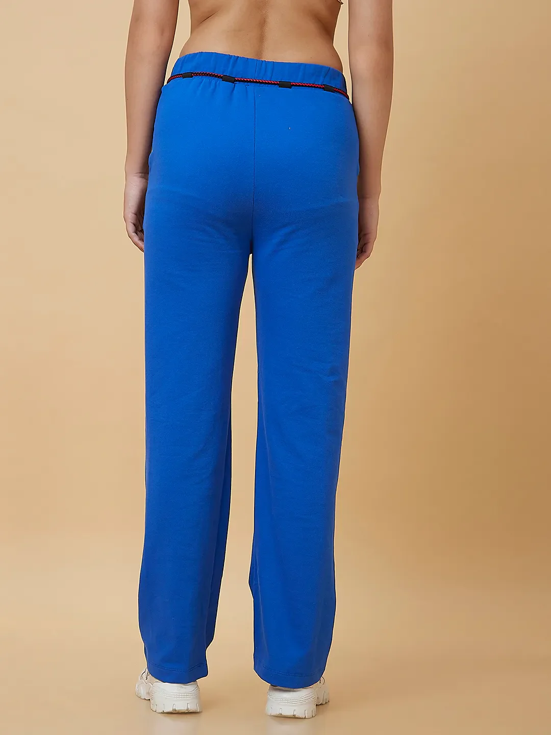 Cobalt Wide Leg Fit Women's Track Pants By Being Human Clothing - Image 3