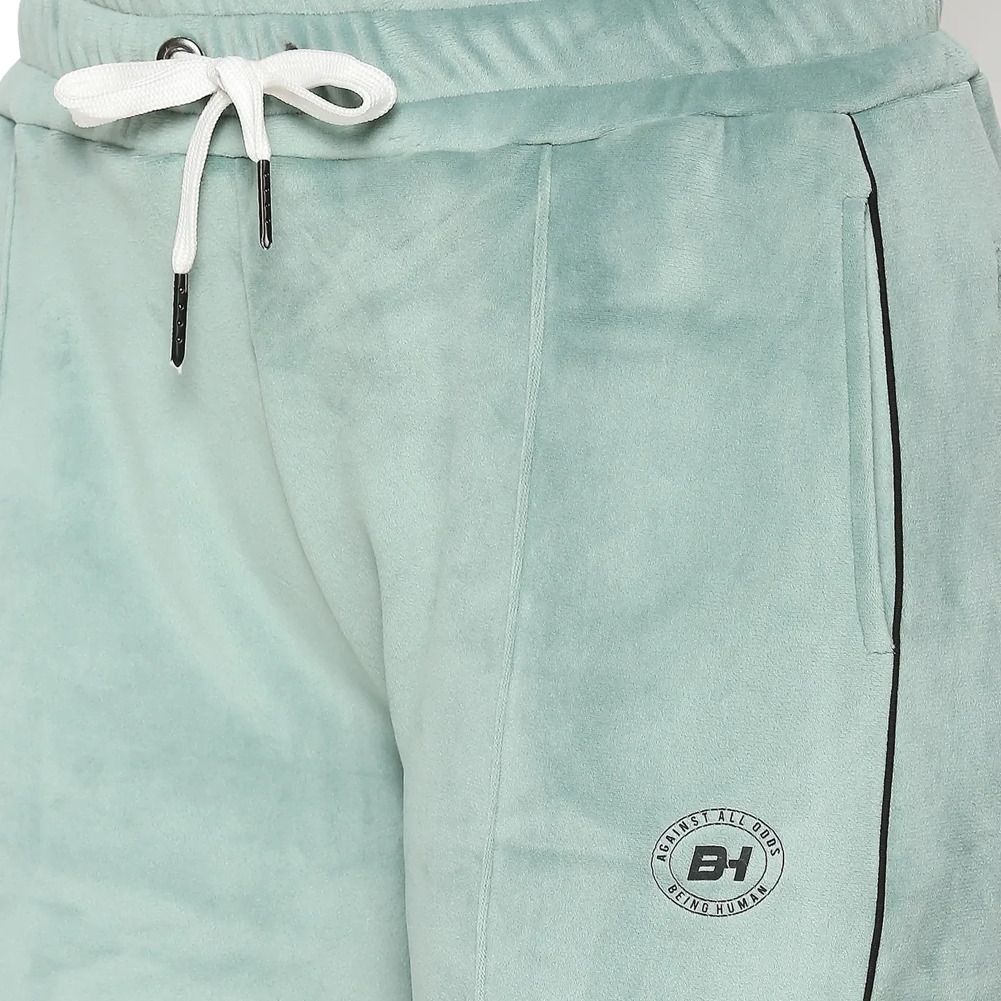 Green Regular Fit Women's Track Pants by Being Human Clothing - Image 4