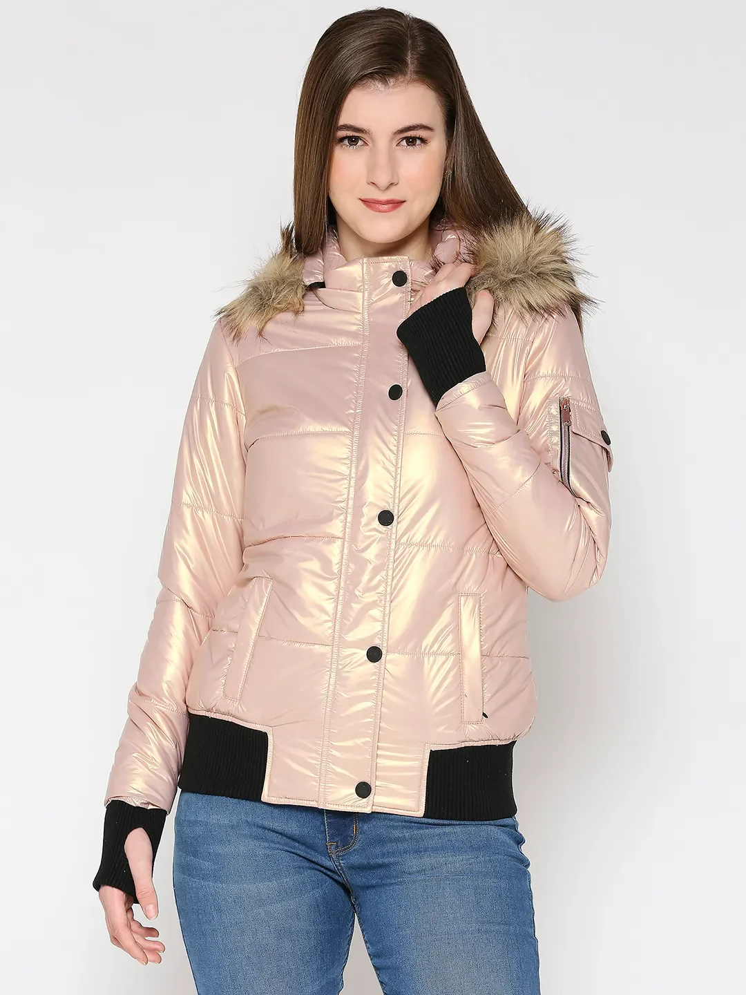 Yellow Semi Fit  Long Sleeves Women's Jacket by Being Human Clothing