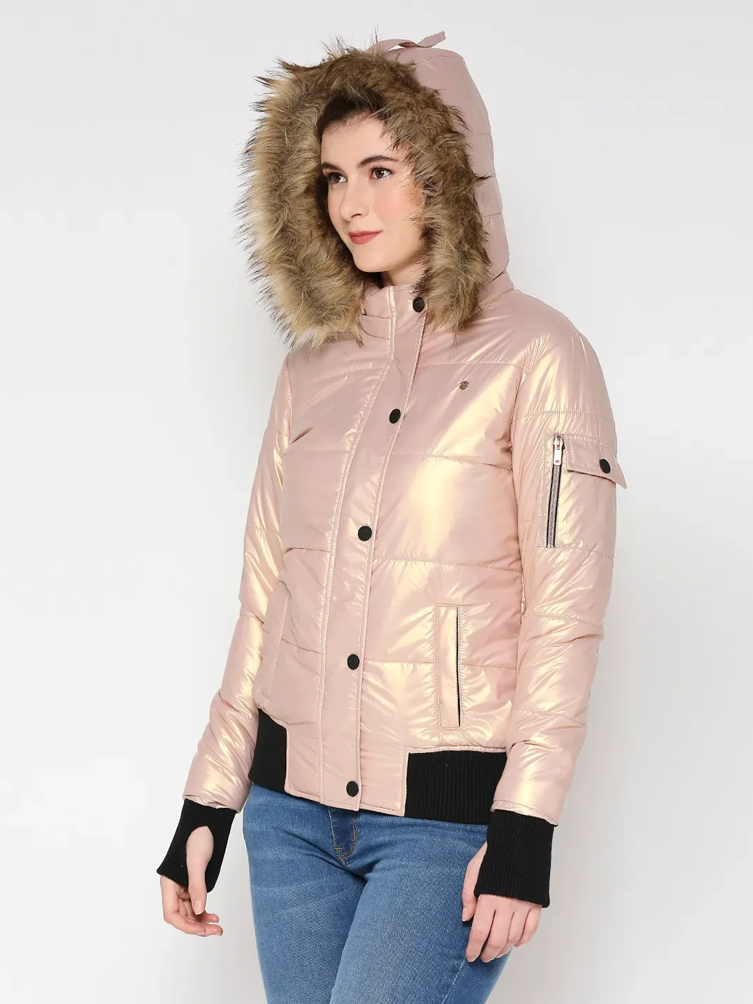 Yellow Semi Fit  Long Sleeves Women's Jacket by Being Human Clothing - Image 2