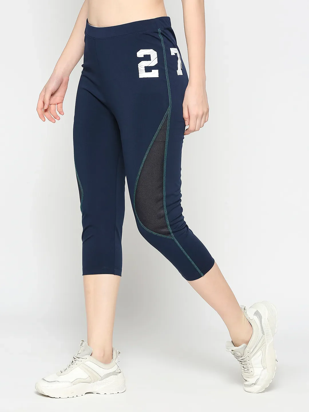 Blue Women's Leggings by Being Human Clothing - Image 2