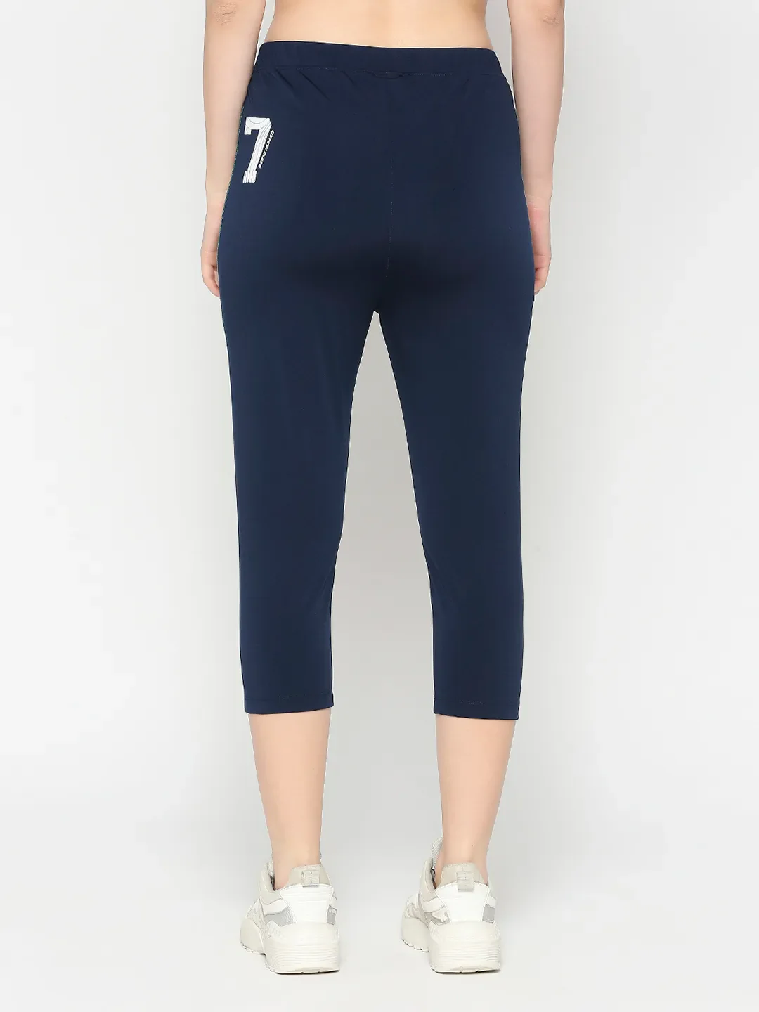 Blue Women's Leggings by Being Human Clothing - Image 4