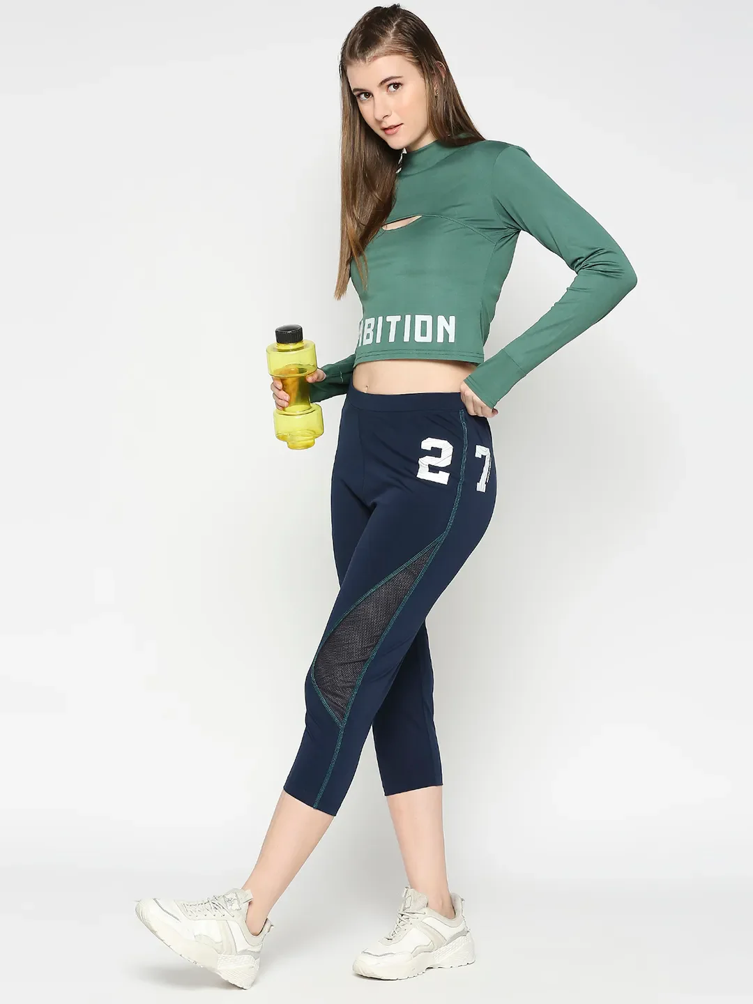 Blue Women's Leggings by Being Human Clothing - Image 6