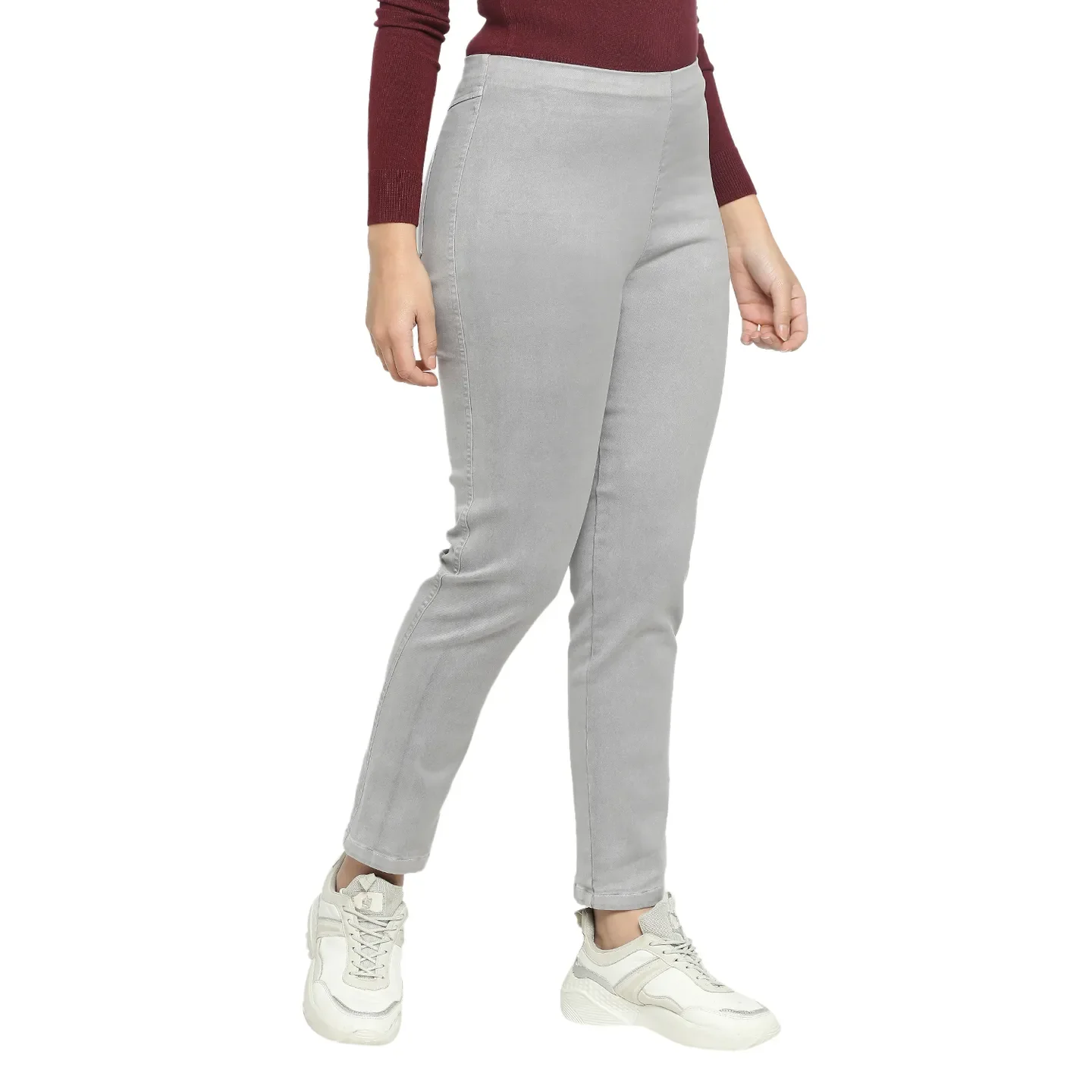 Grey Women's Leggings by Being Human Clothing - Image 3
