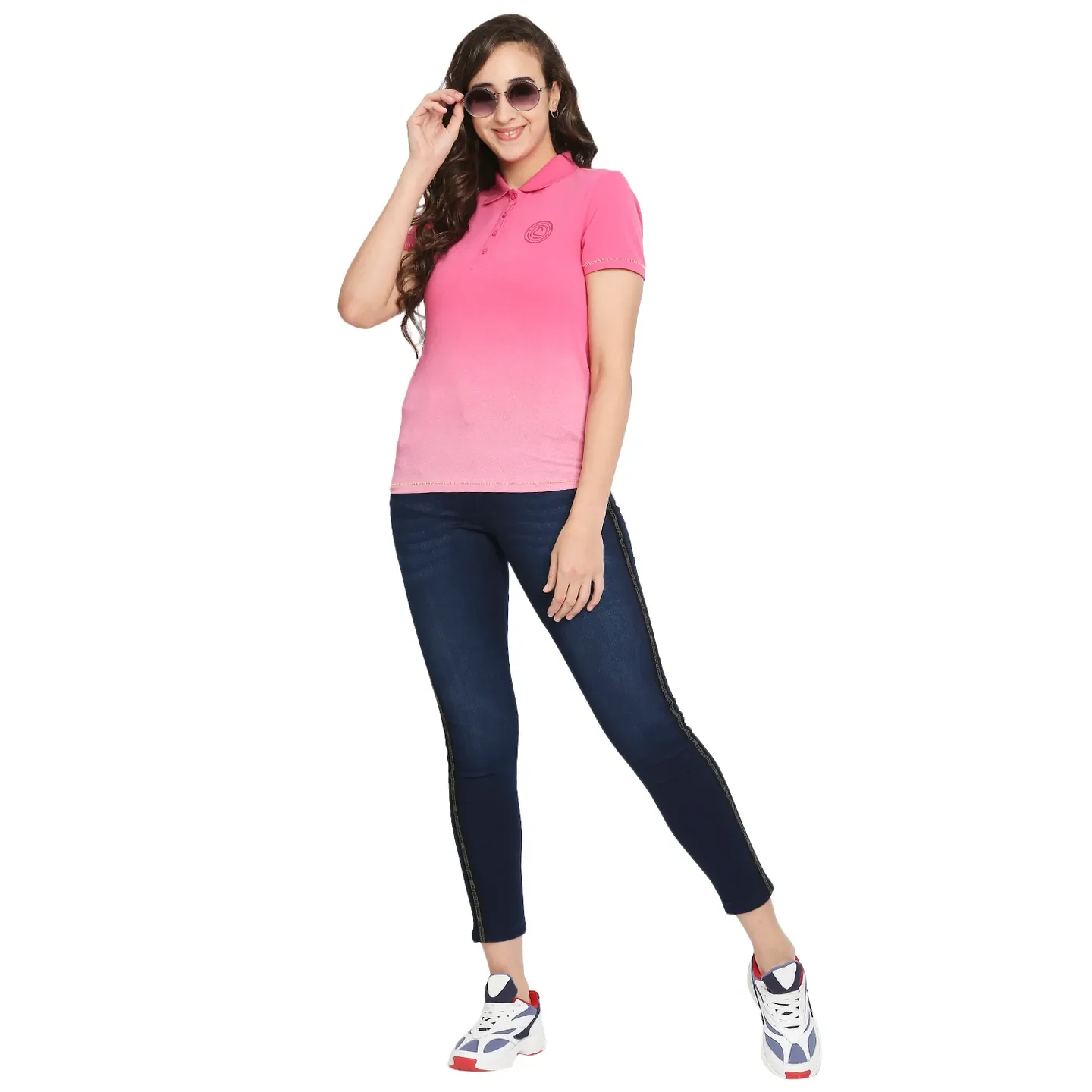 Blue Mid Rise Super Skinny Fit Cotton Women's Denims by Being Human Clothing - Image 6
