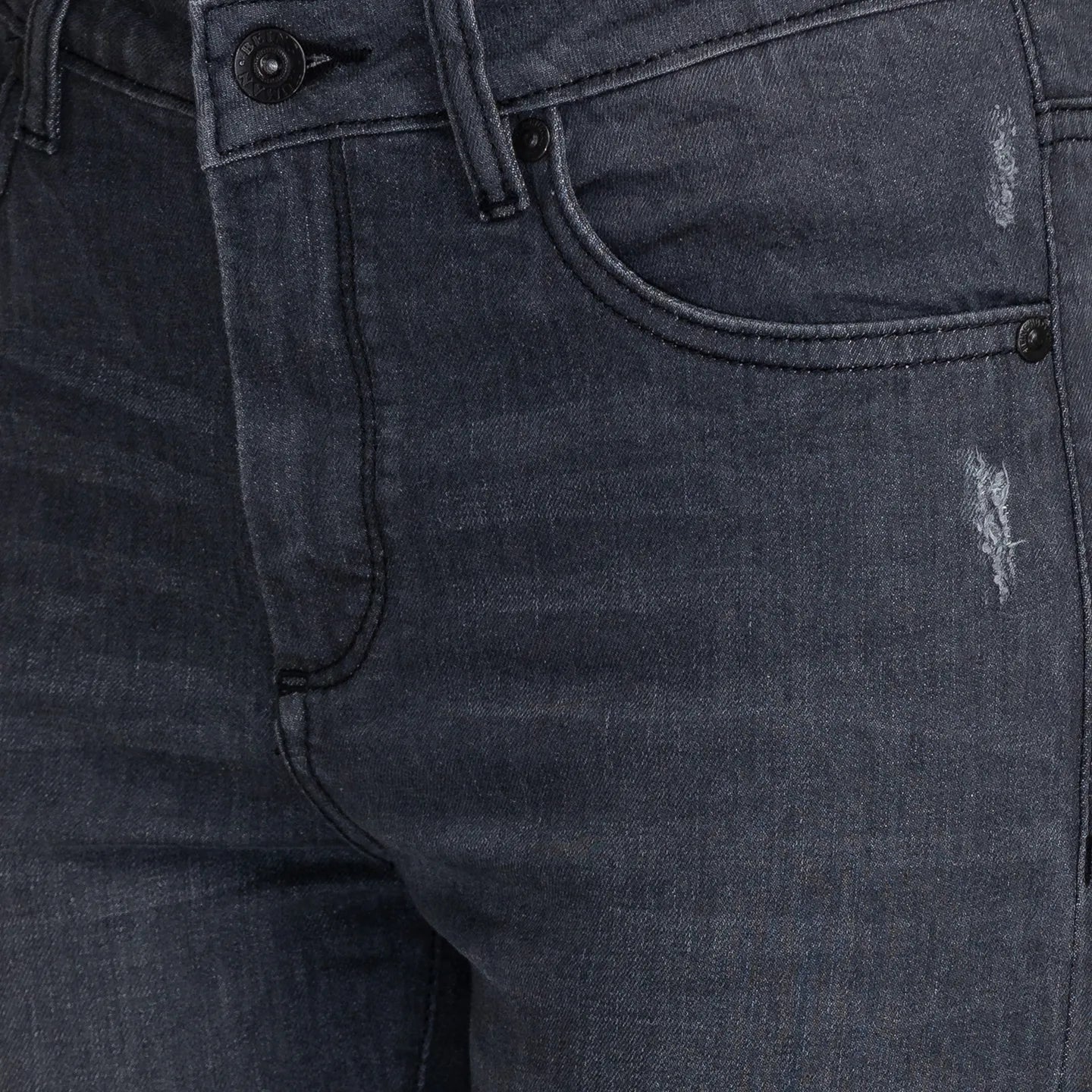 Grey Mid Rise Skinny Fit Women's Denim By Being Human Clothing - Image 5