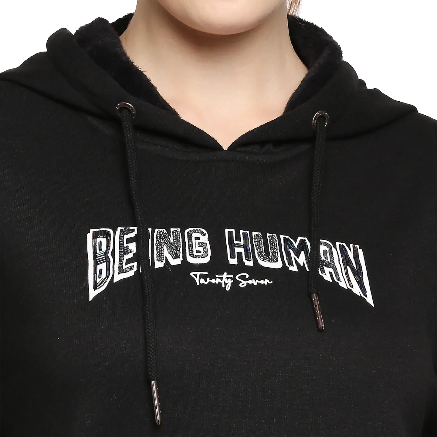 Black Women's Track Pants By Being Human Clothing - Image 4