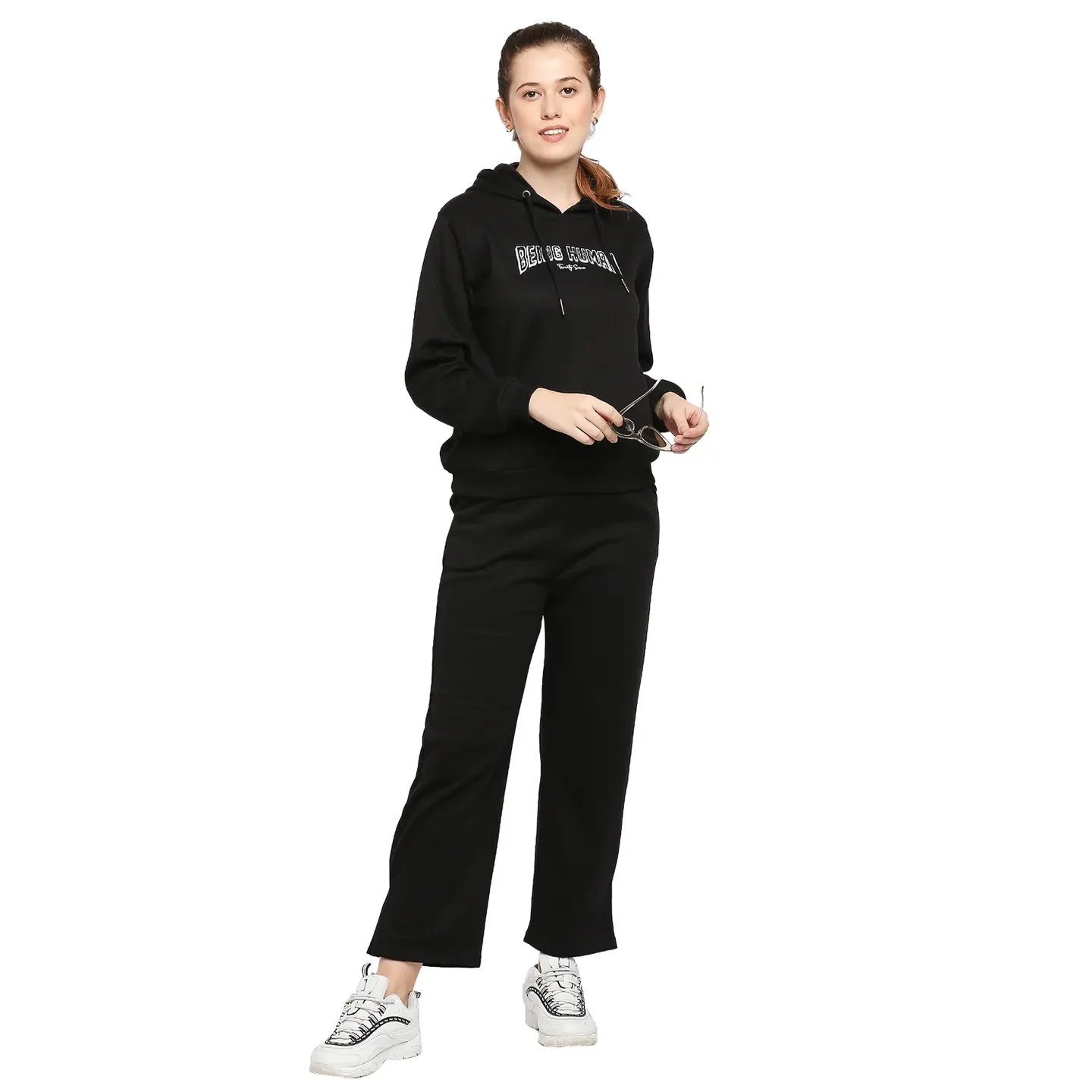 Black Women's Track Pants By Being Human Clothing - Image 5