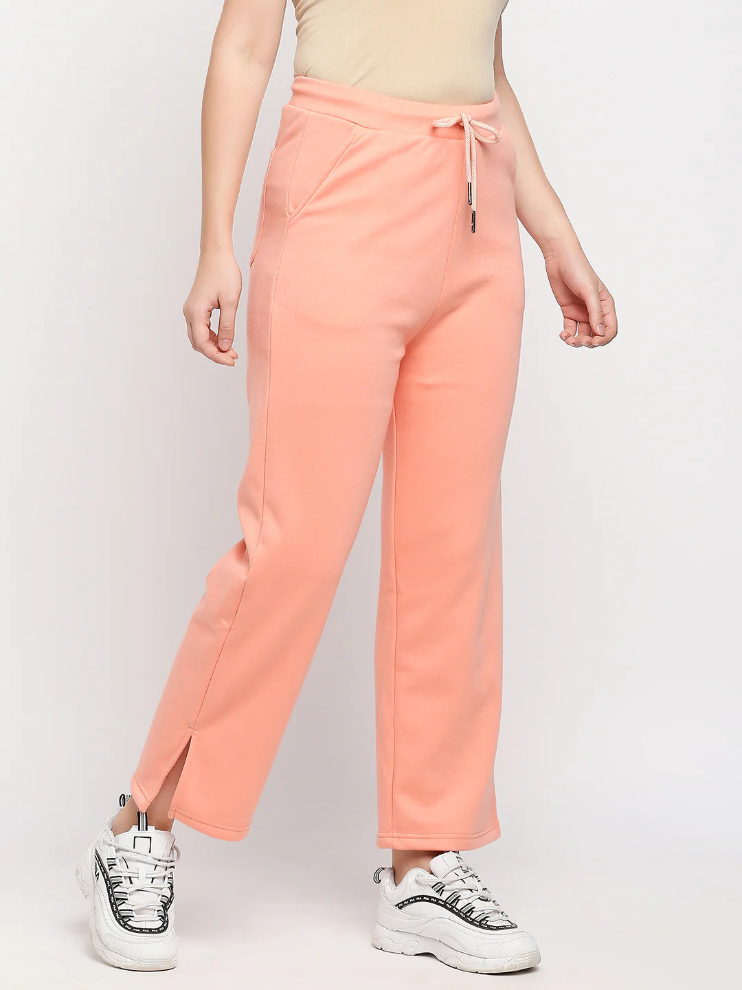 Pink Women's Track Pants By Being Human Clothing - Image 3