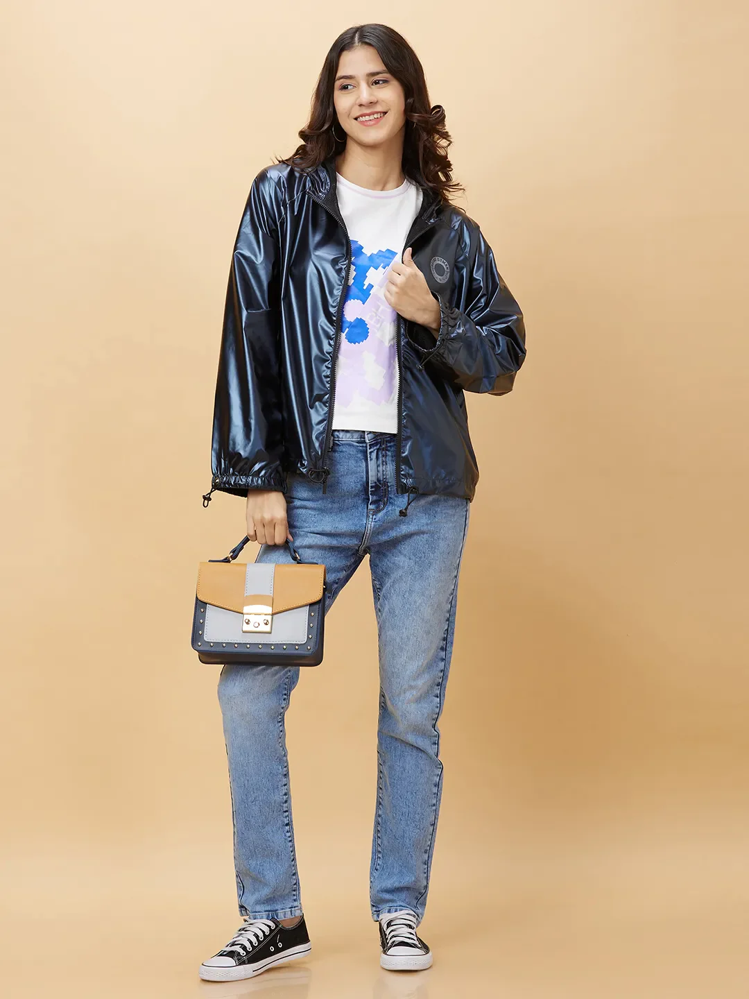 Blue Slim Straight Fit Women's Denim By Being Human Clothing - Image 6