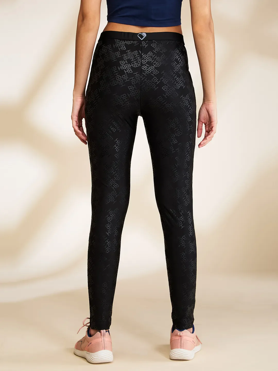 Black Skinny Fit Women's Leggings By Being Human Clothing - Image 3