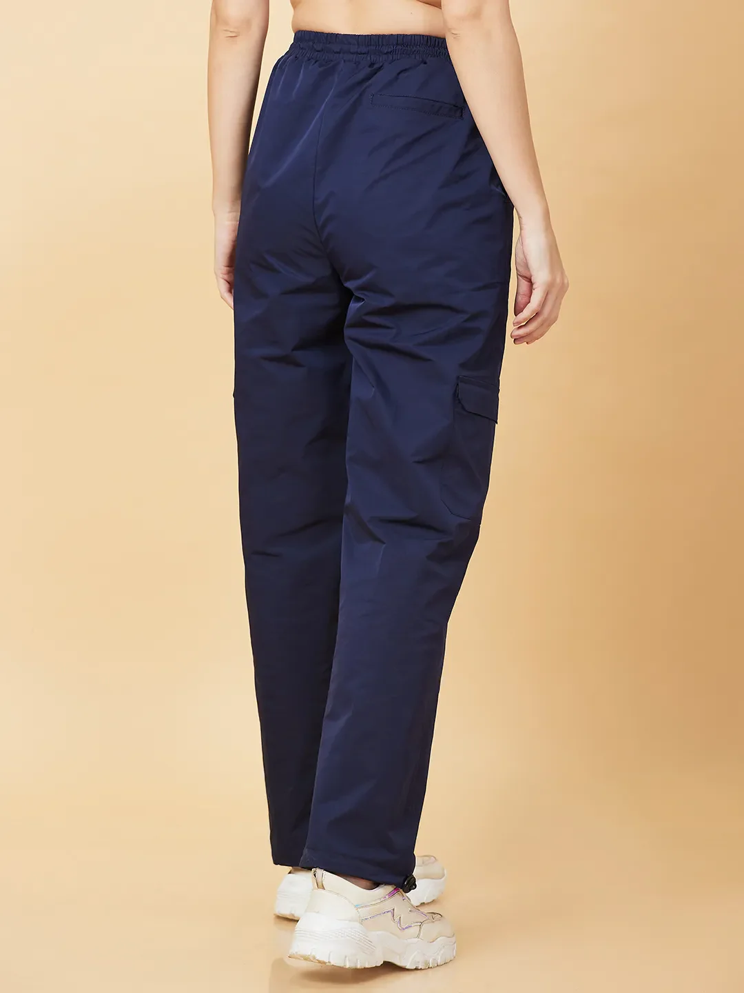 Blue Regular Fit Women's Track Pants by Being Human Clothing - Image 2