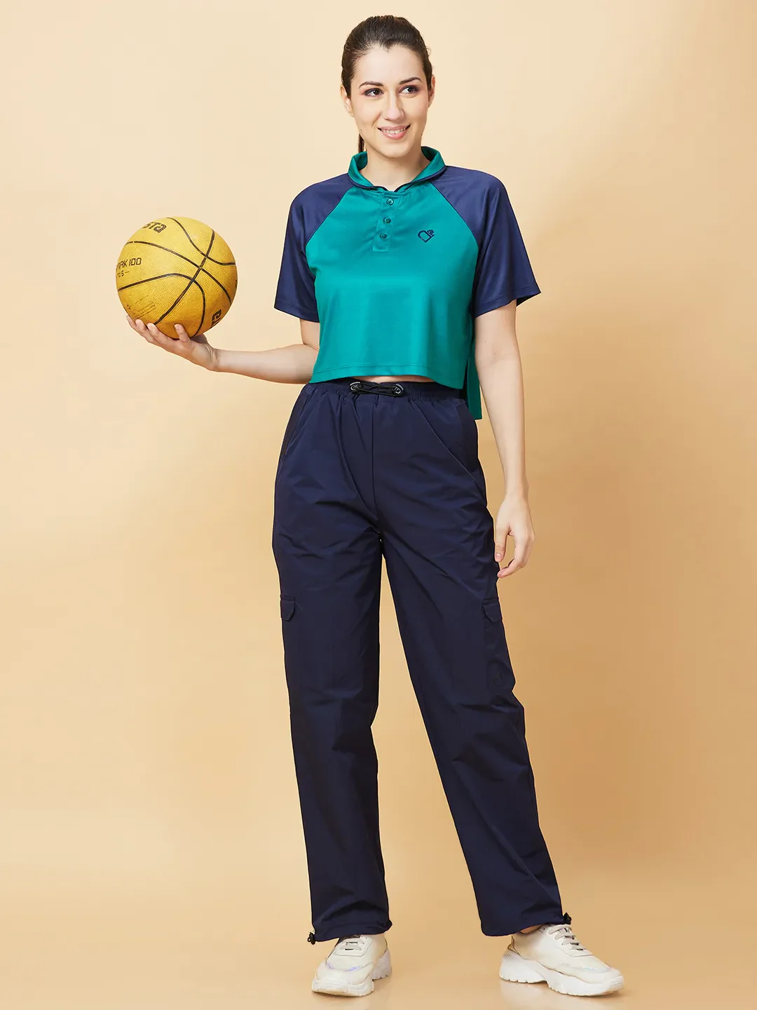 Blue Regular Fit Women's Track Pants by Being Human Clothing - Image 5