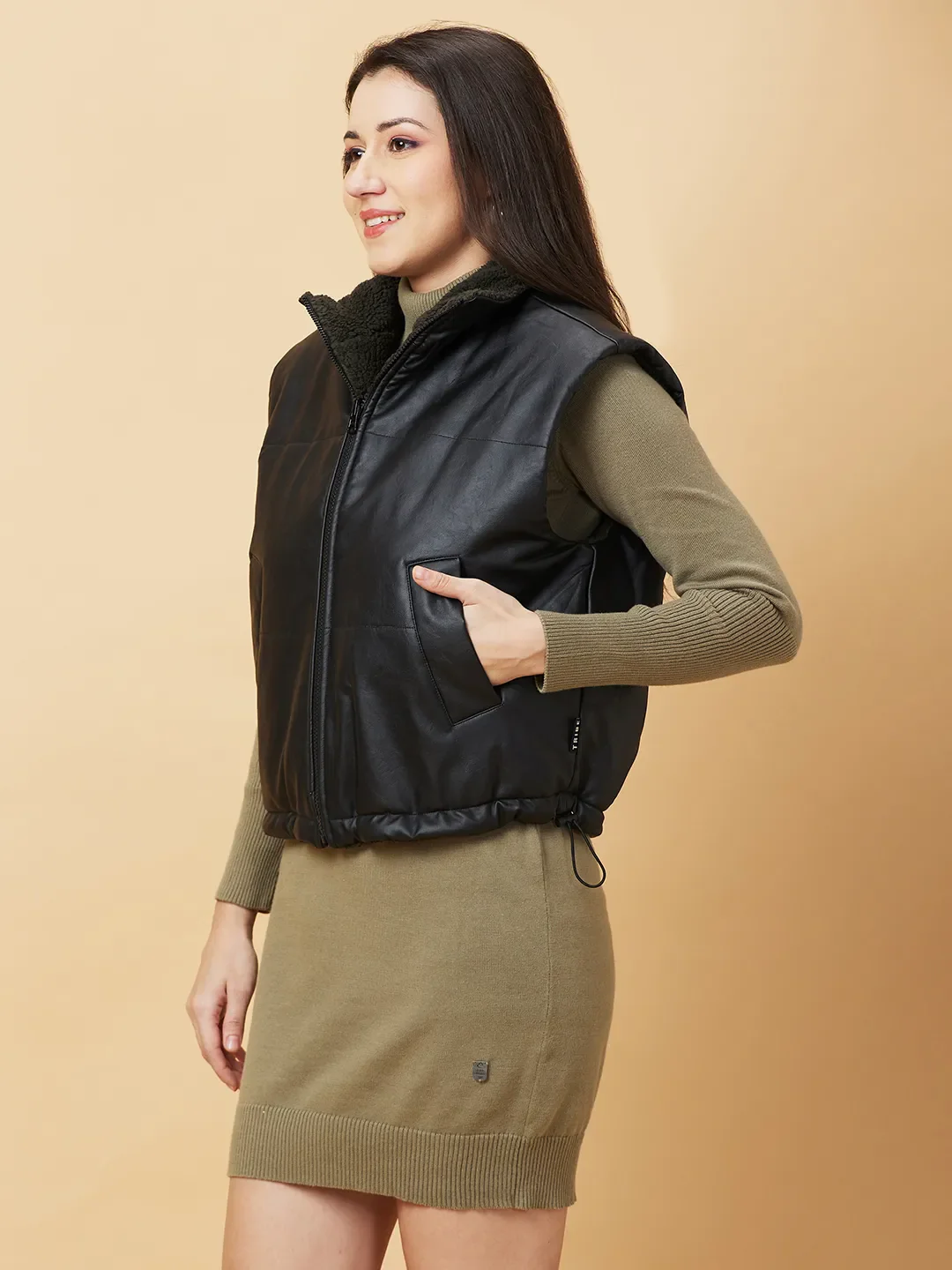 Black Women's Jacket By Being Human Clothing - Image 4