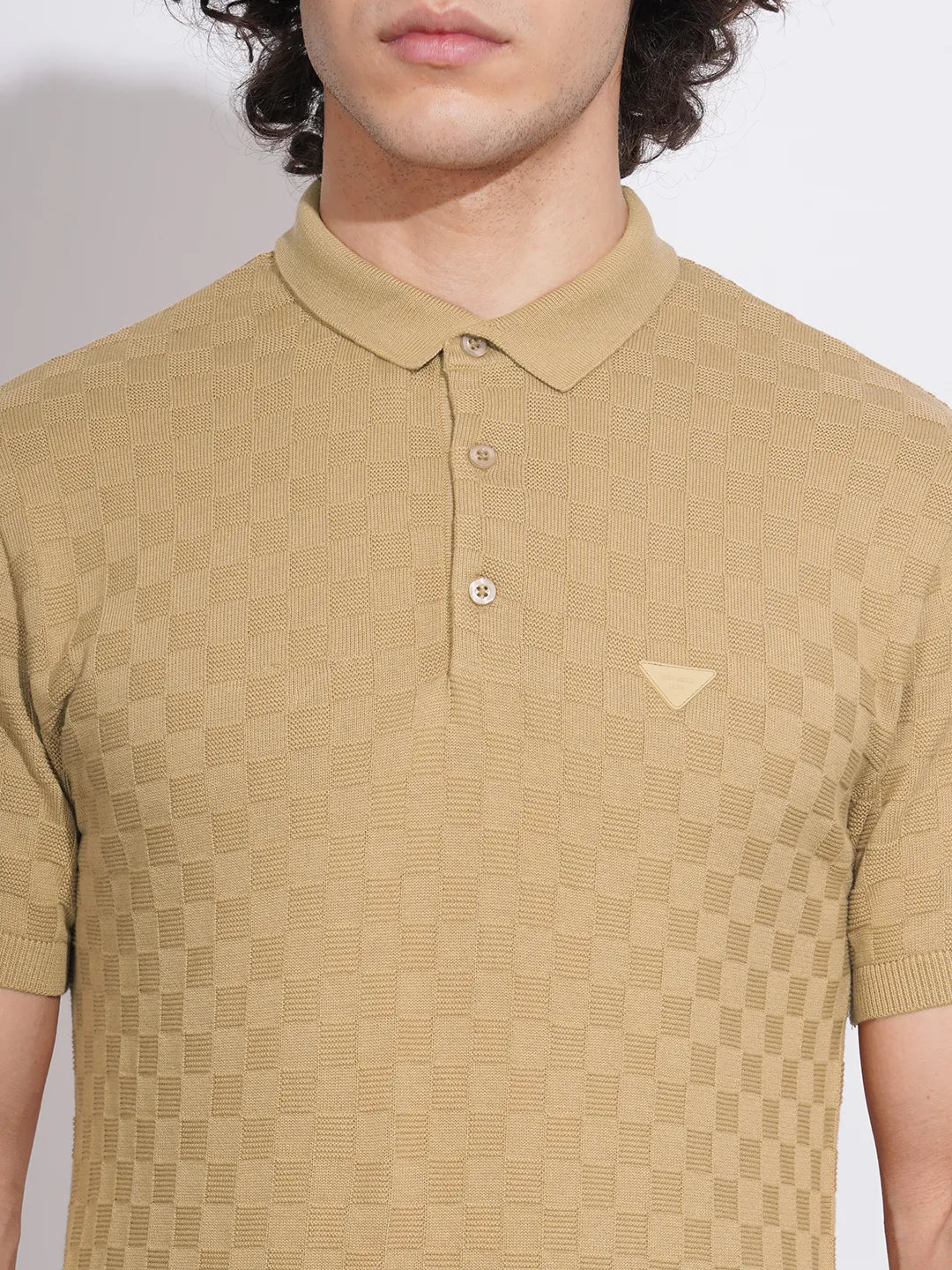Blue Regular Fit Men's Polo T-Shirt by Being Human Clothing - Image 5