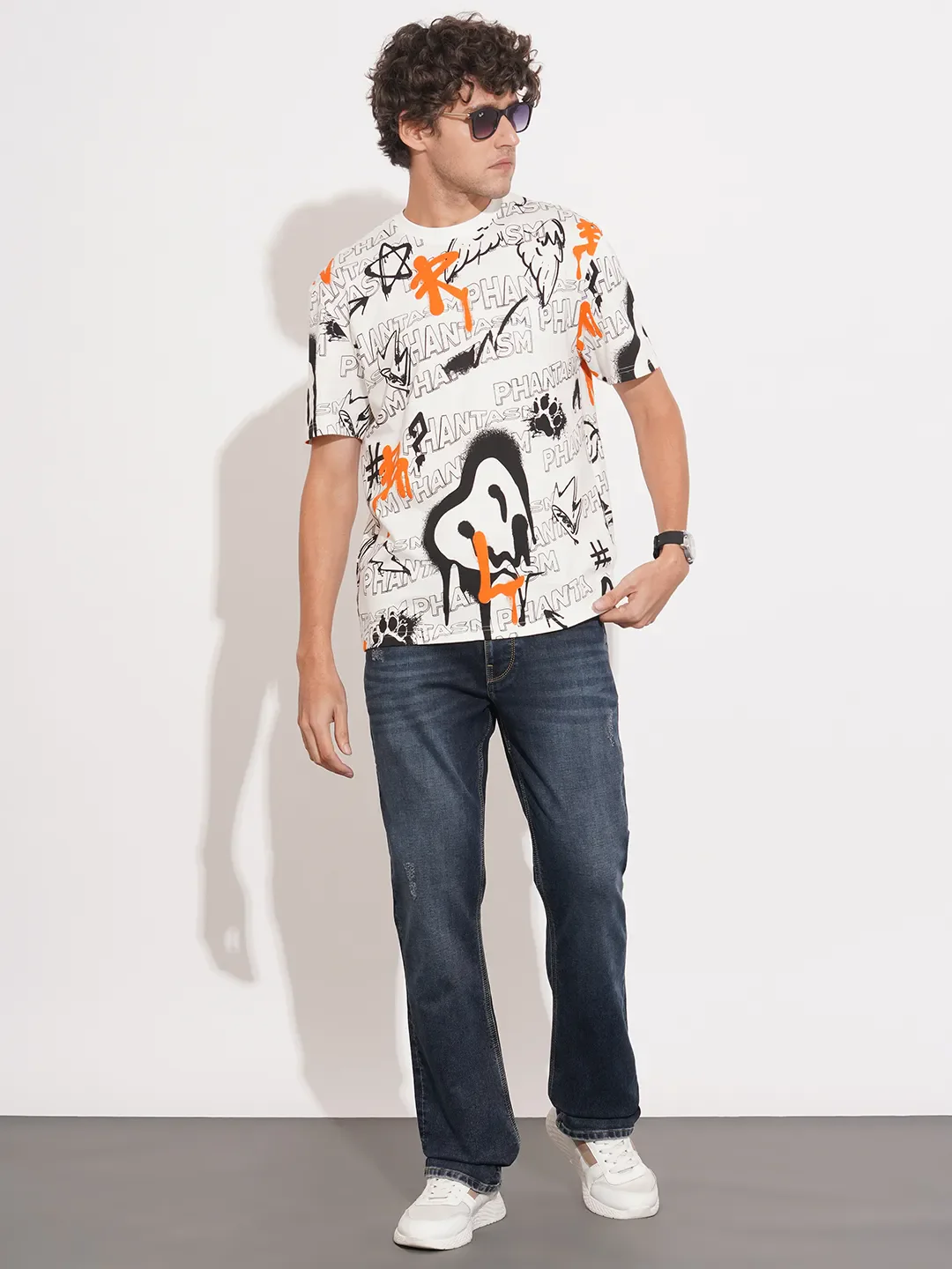 Blue Easy Fit Men's Short Sleeves T-Shirt by Being Human Clothing - Image 4