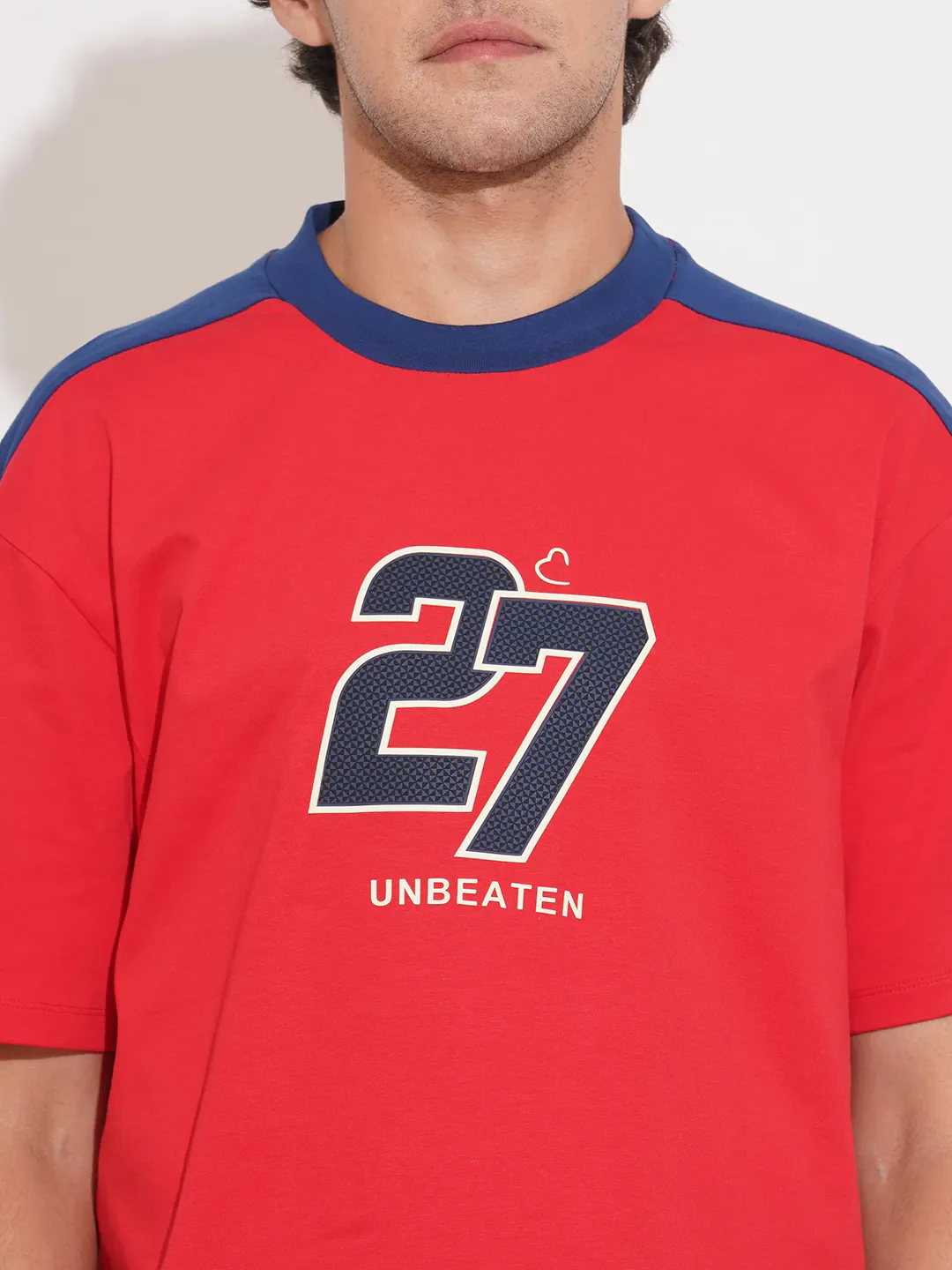 Red Easy Fit Men's Short Sleeves T-Shirt by Being Human Clothing - Image 5