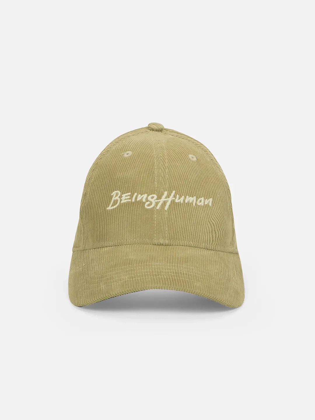 Beige Cotton Unisex Cap by Being Human Clothing - Image 2