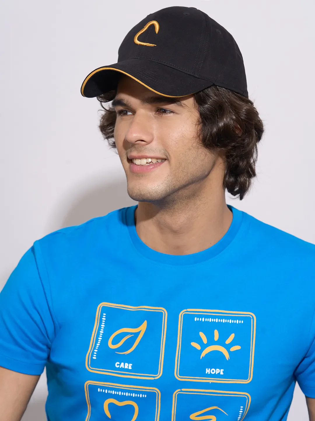 Beige Cotton Unisex Cap by Being Human Clothing - Image 4