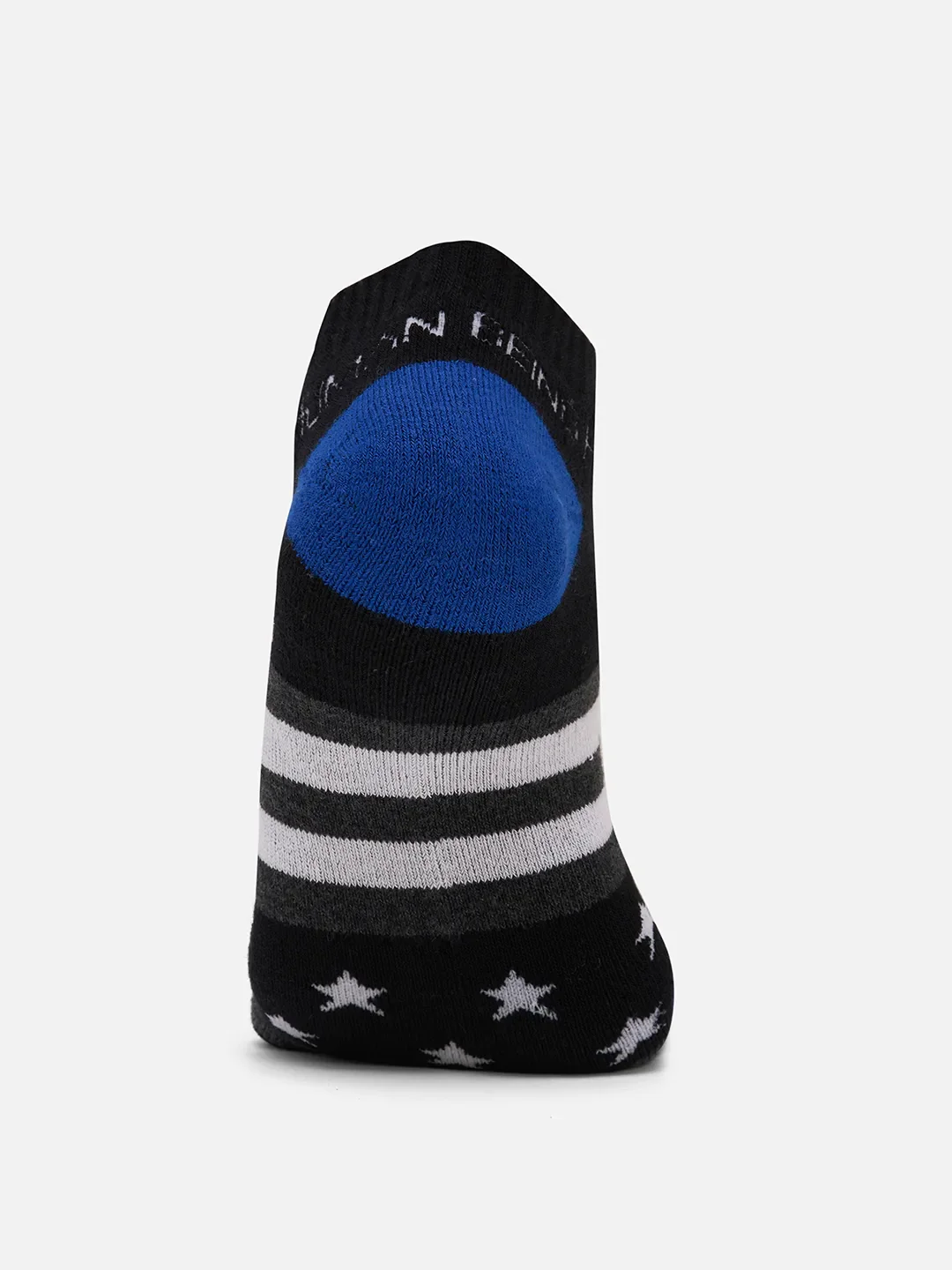 Black Cotton Men's Socks by Being Human Clothing - Image 2