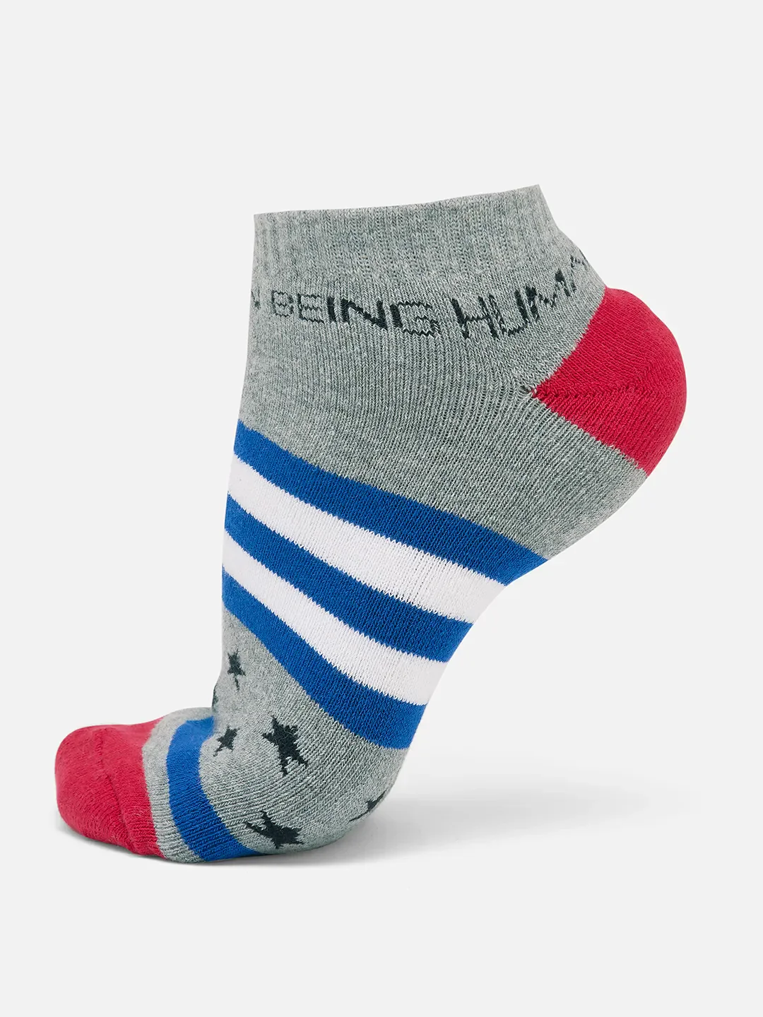 Black Cotton Men's Socks by Being Human Clothing - Image 4