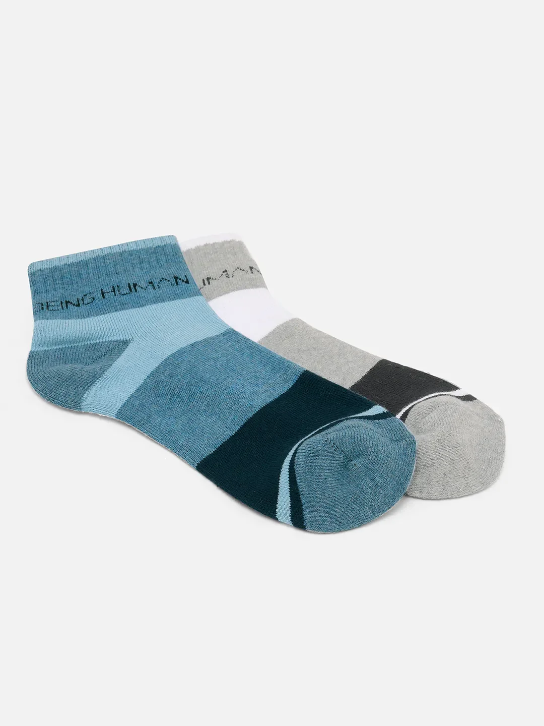 Grey Cotton Men's Socks by Being Human Clothing - Image 3