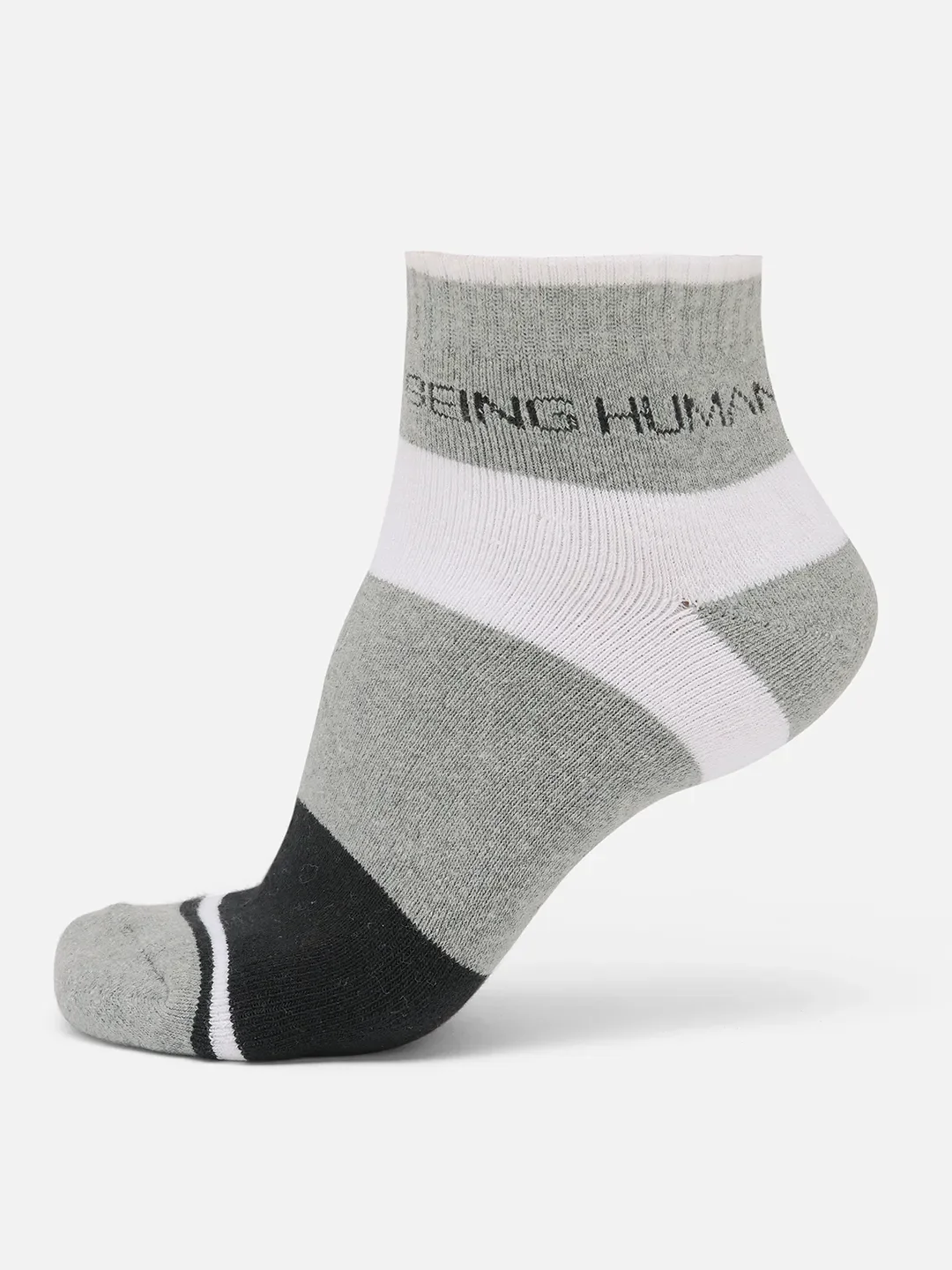 Grey Cotton Men's Socks by Being Human Clothing - Image 4