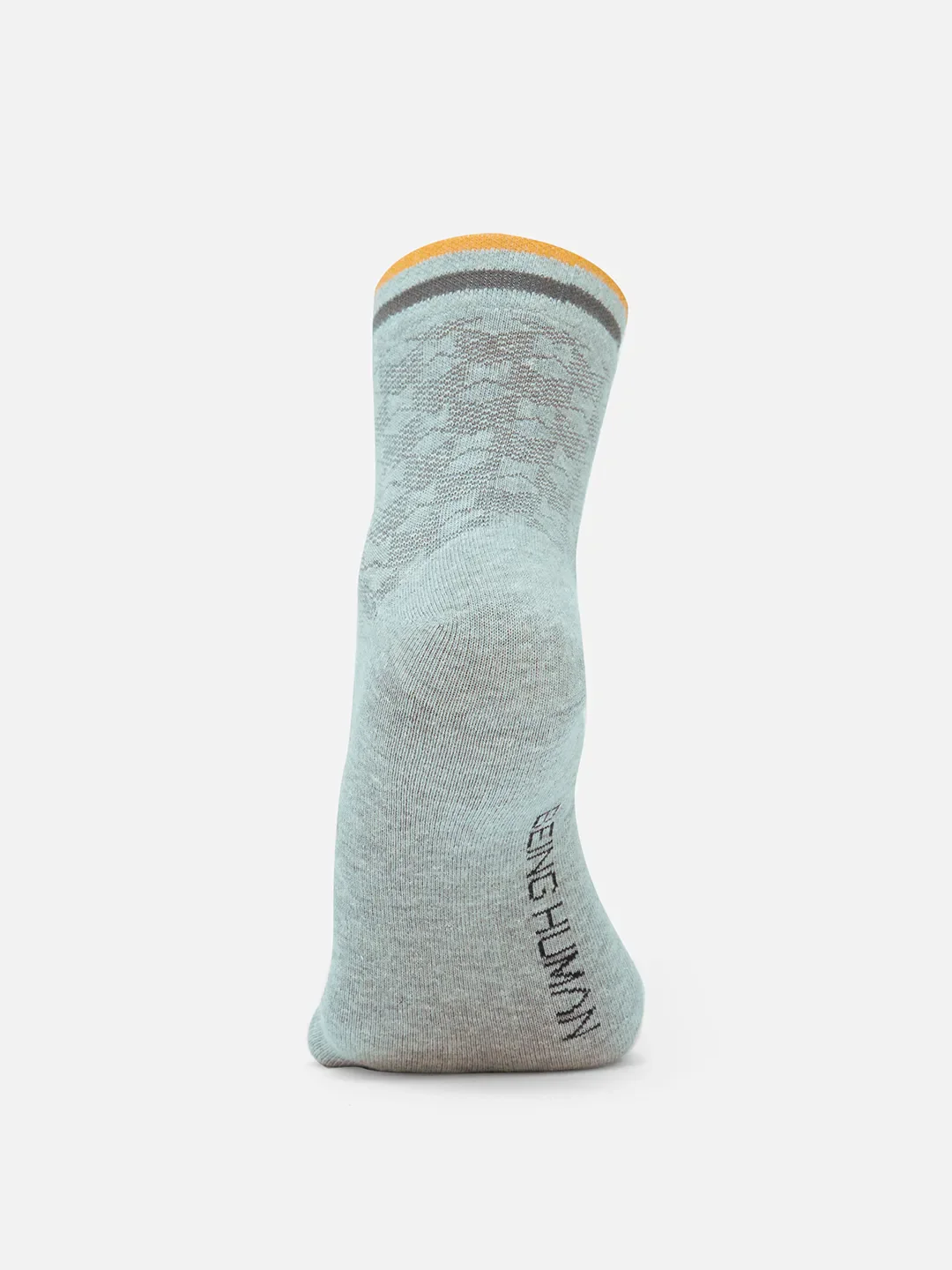 Blue Cotton Blend Men's Socks by Being Human Clothing - Image 2