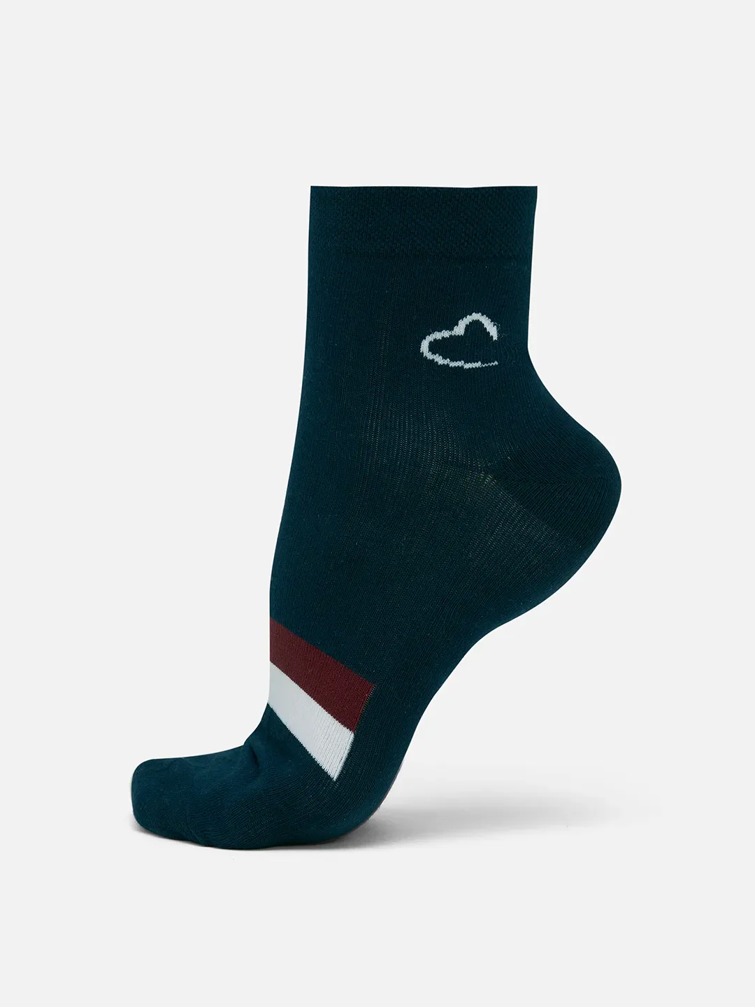 Blue Cotton Blend Men's Socks by Being Human Clothing - Image 4