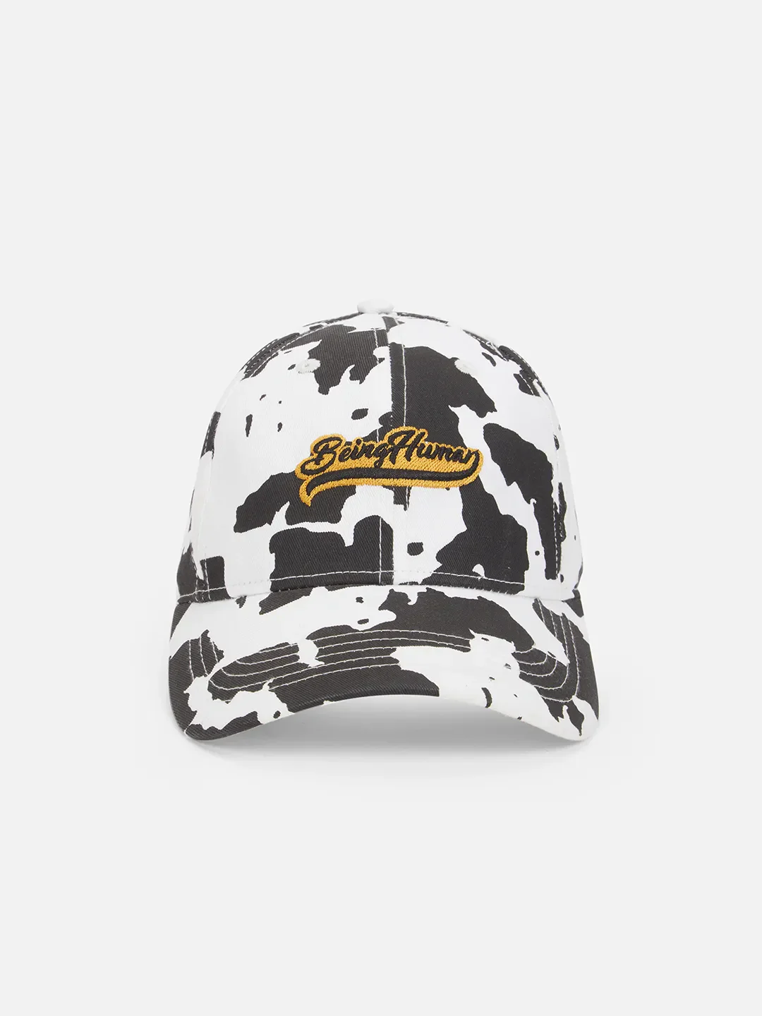 White Cotton Unisex Cap by Being Human Clothing - Image 2
