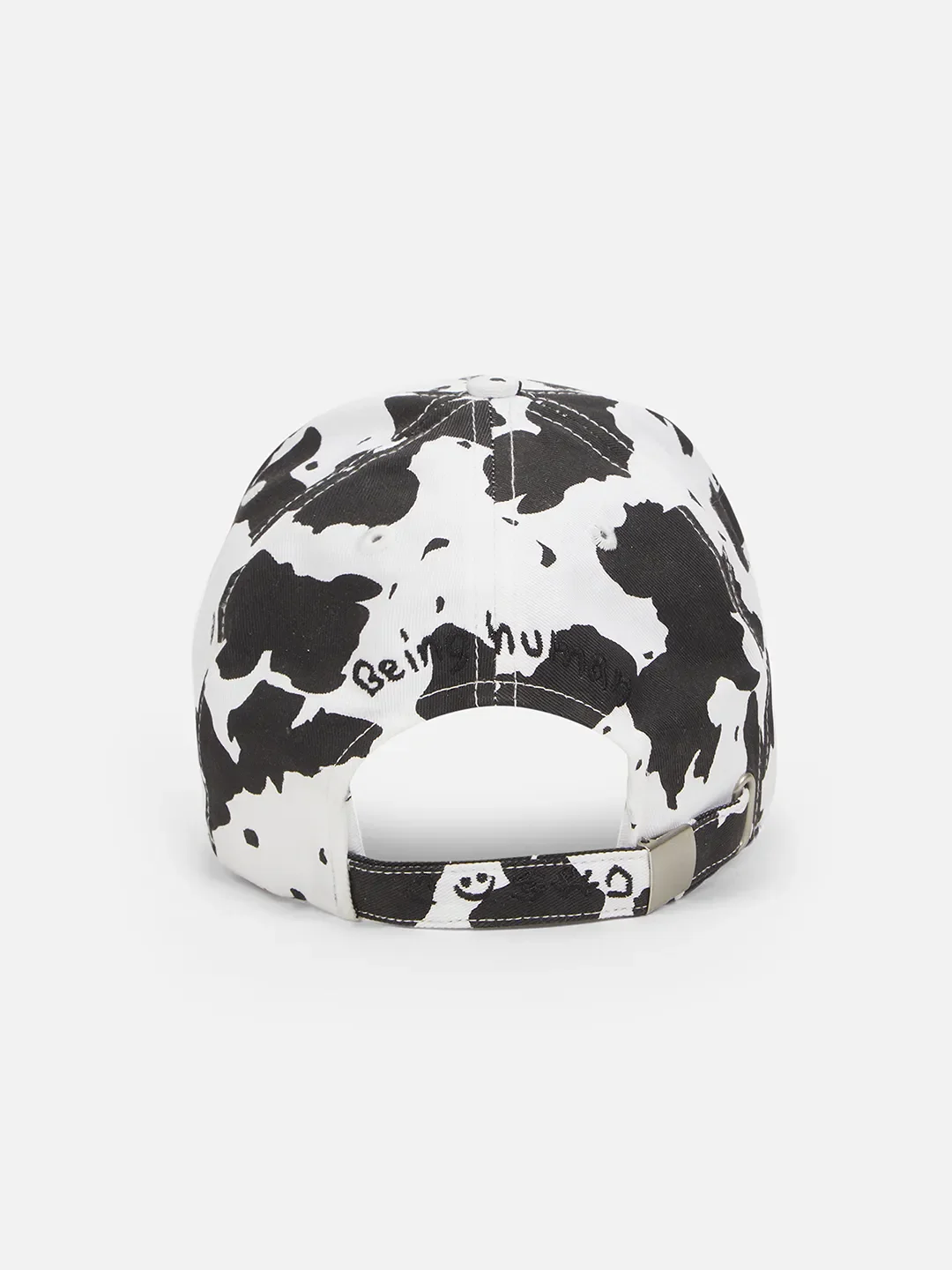 White Cotton Unisex Cap by Being Human Clothing - Image 3