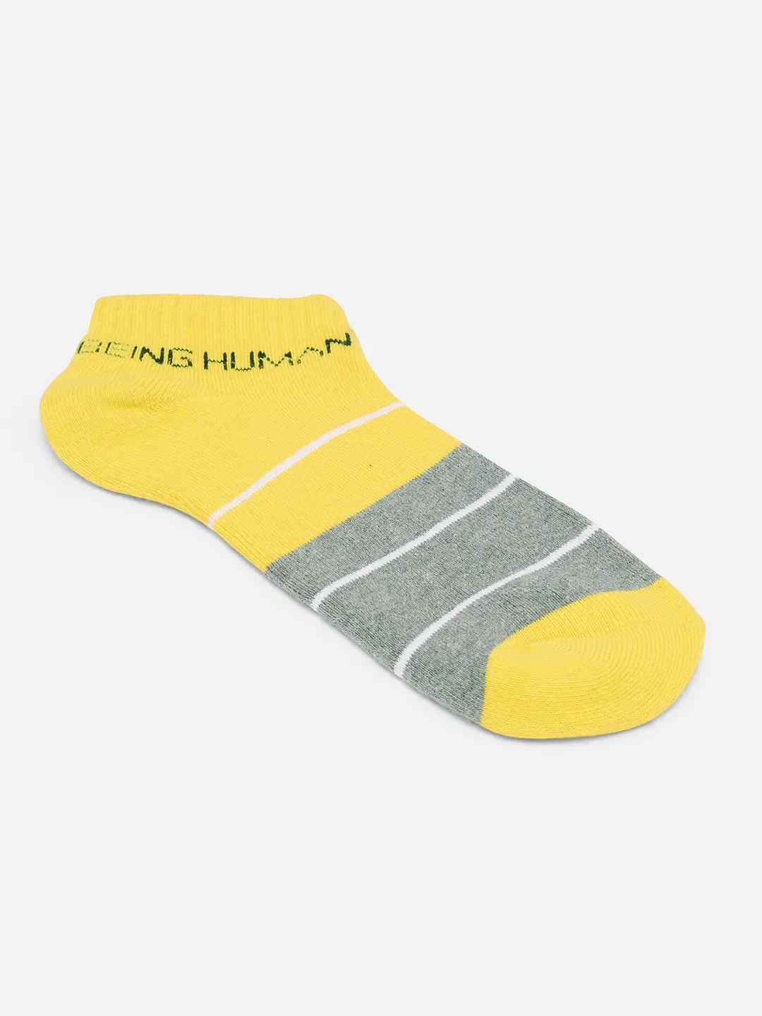 Yellow Cotton Men's Socks by Being Human Clothing - Image 3