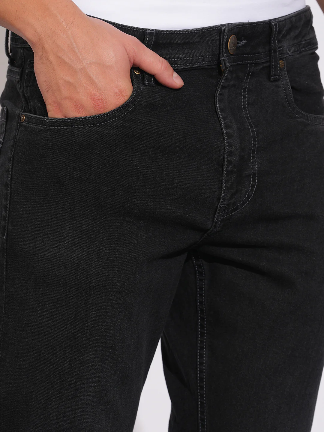 Black Tone Boot Cut Fit Denims for Men by Being Human Clothing - Image 5