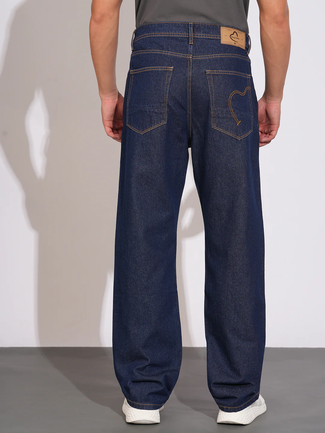 Blue Anti Fit Denims for Men by Being Human Clothing - Image 3