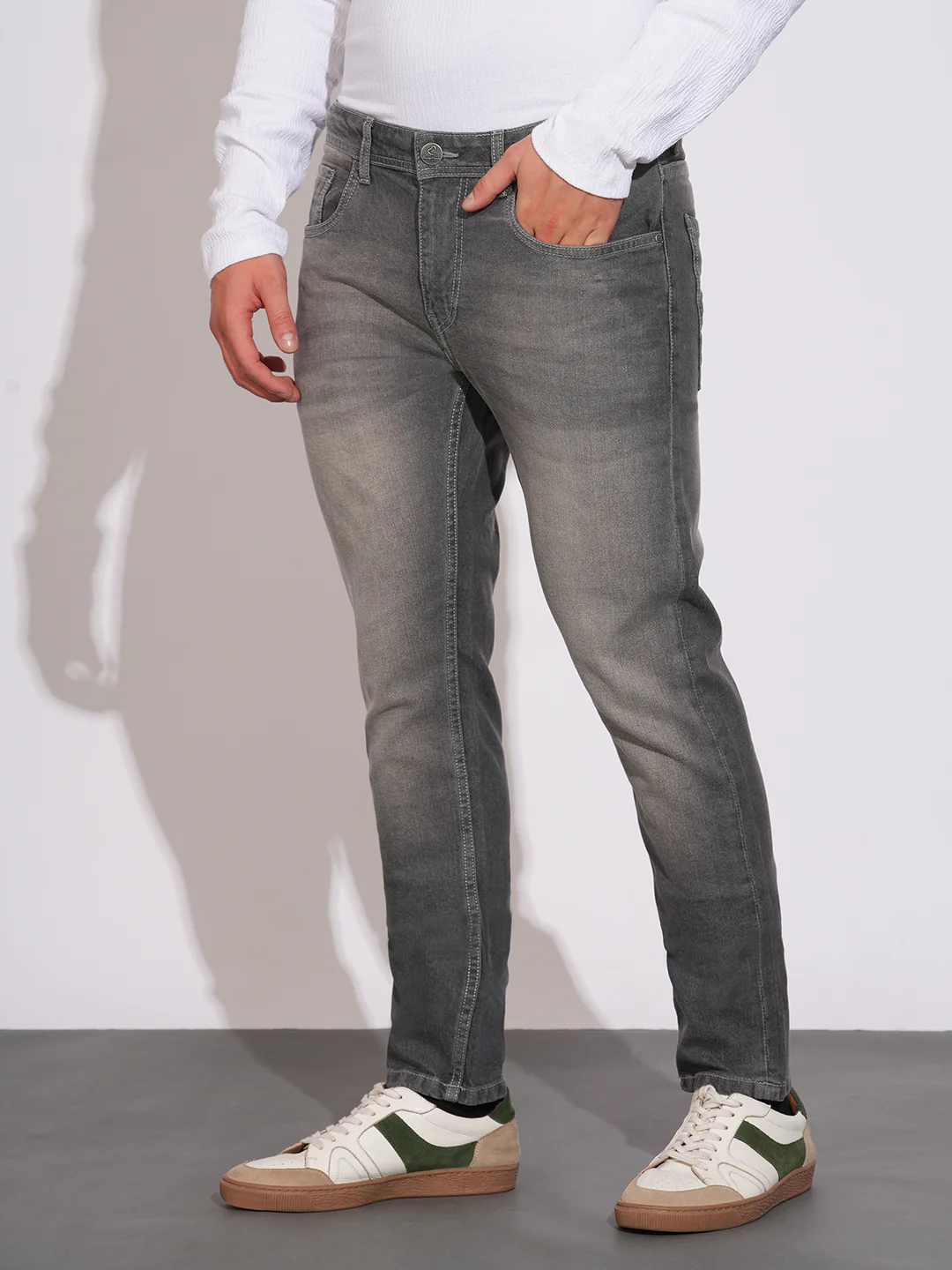 Blue Anti Fit Denims for Men by Being Human Clothing - Image 2