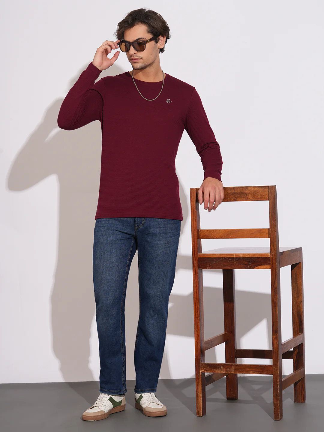 Dark Tone Straight Fit Denims for Men by Being Human Clothing - Image 4