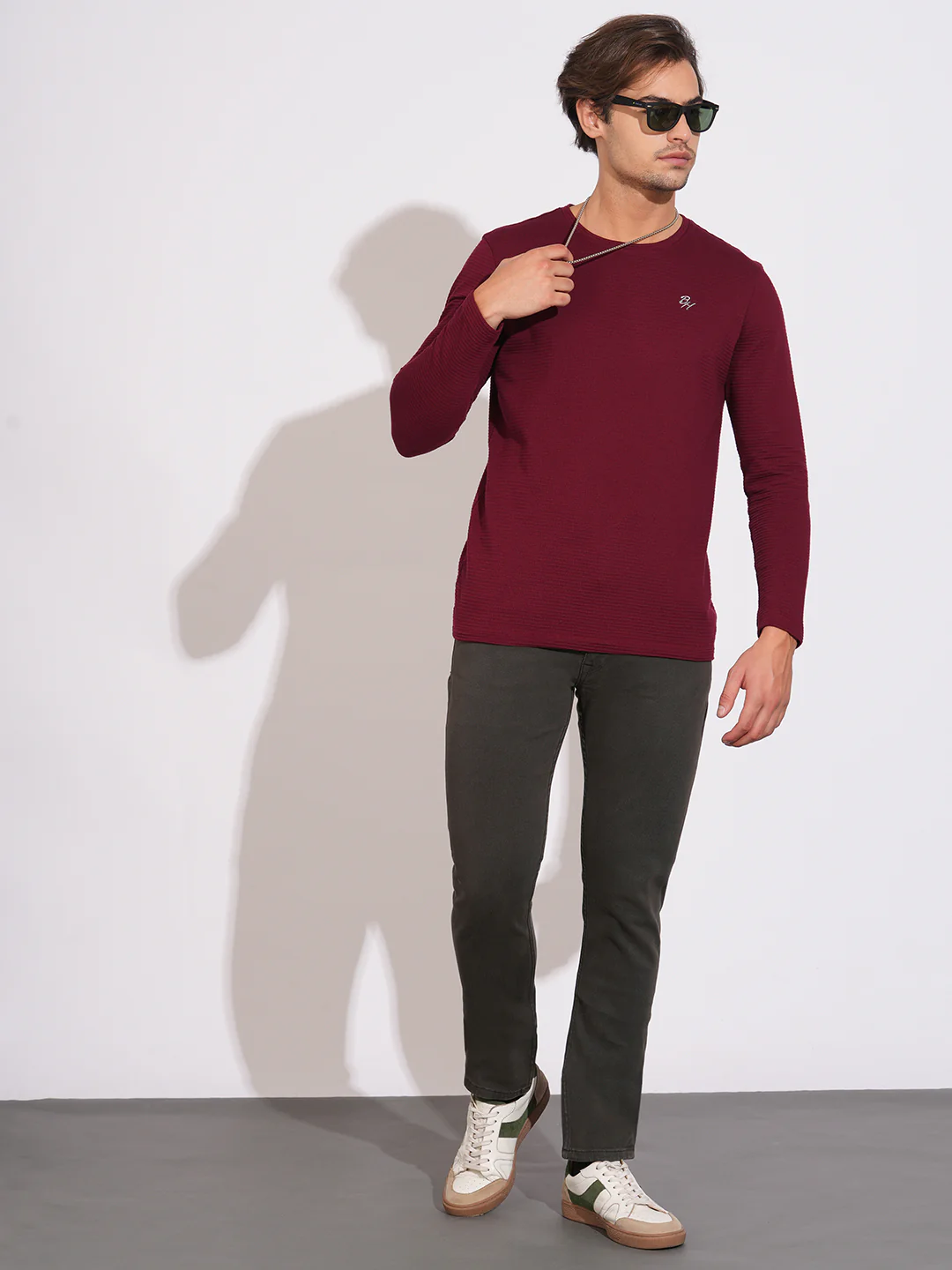 Green Slim Fit  Denims for Men by Being Human Clothing - Image 4